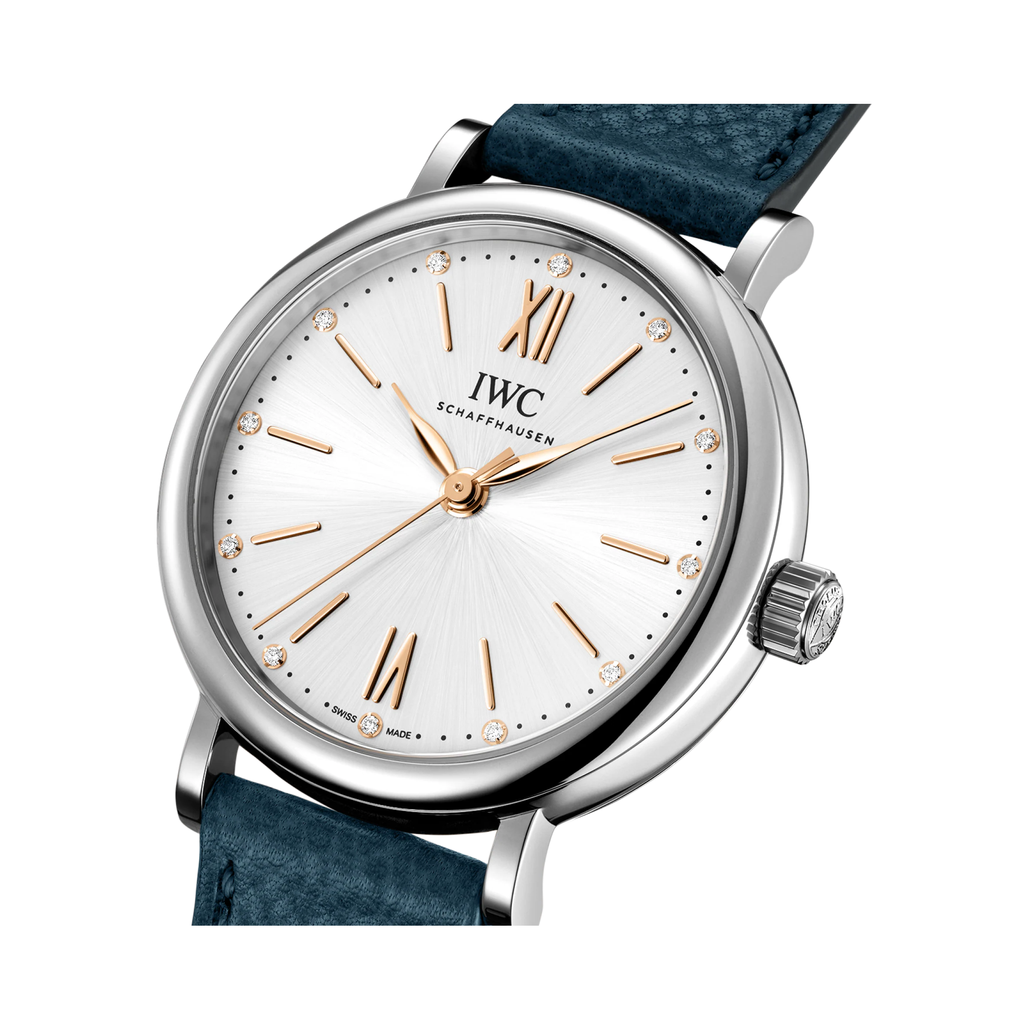 IWC Portofino 34mm, Silver Dial, Roman/Baton Numerals_3