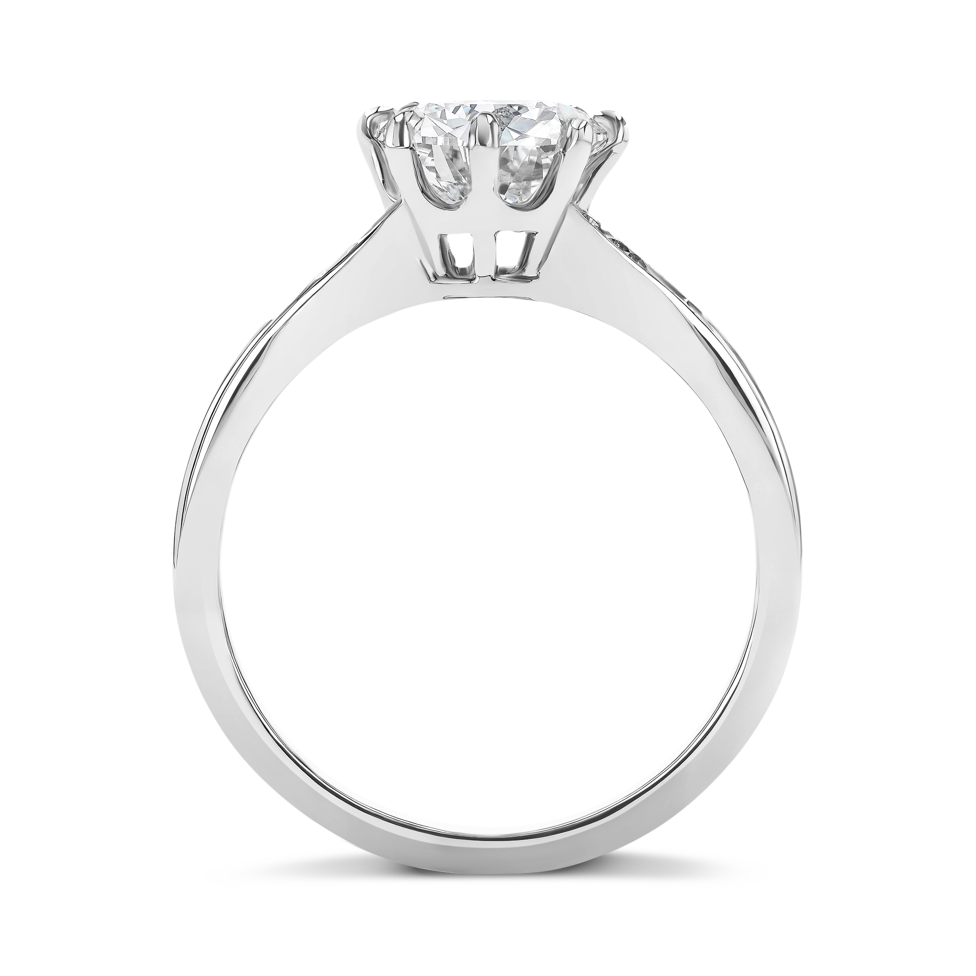 Antrobus Diamond Ring Brilliant Cut, Eight Claw Set_3