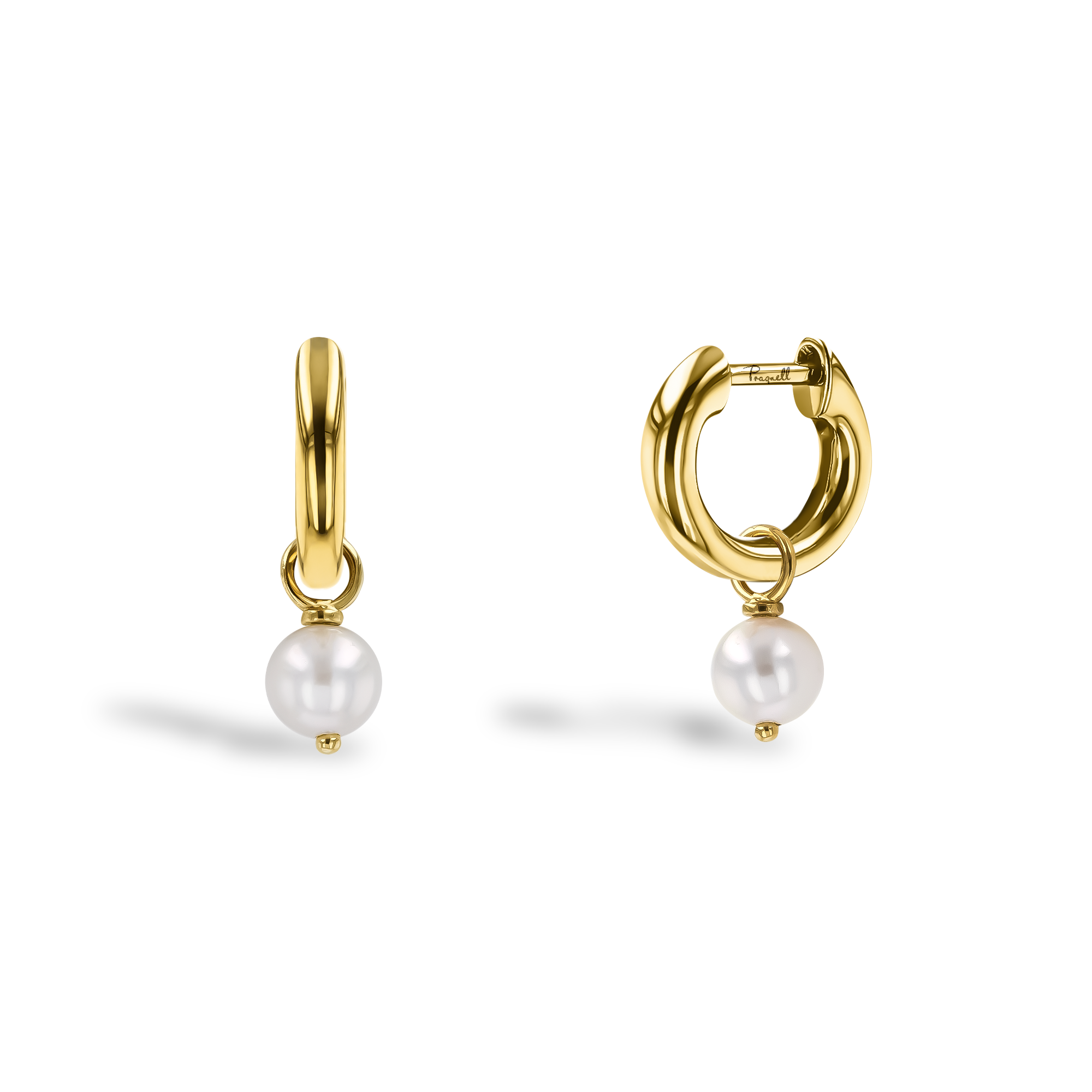 Akoya Pearl Hoop Earrings _1