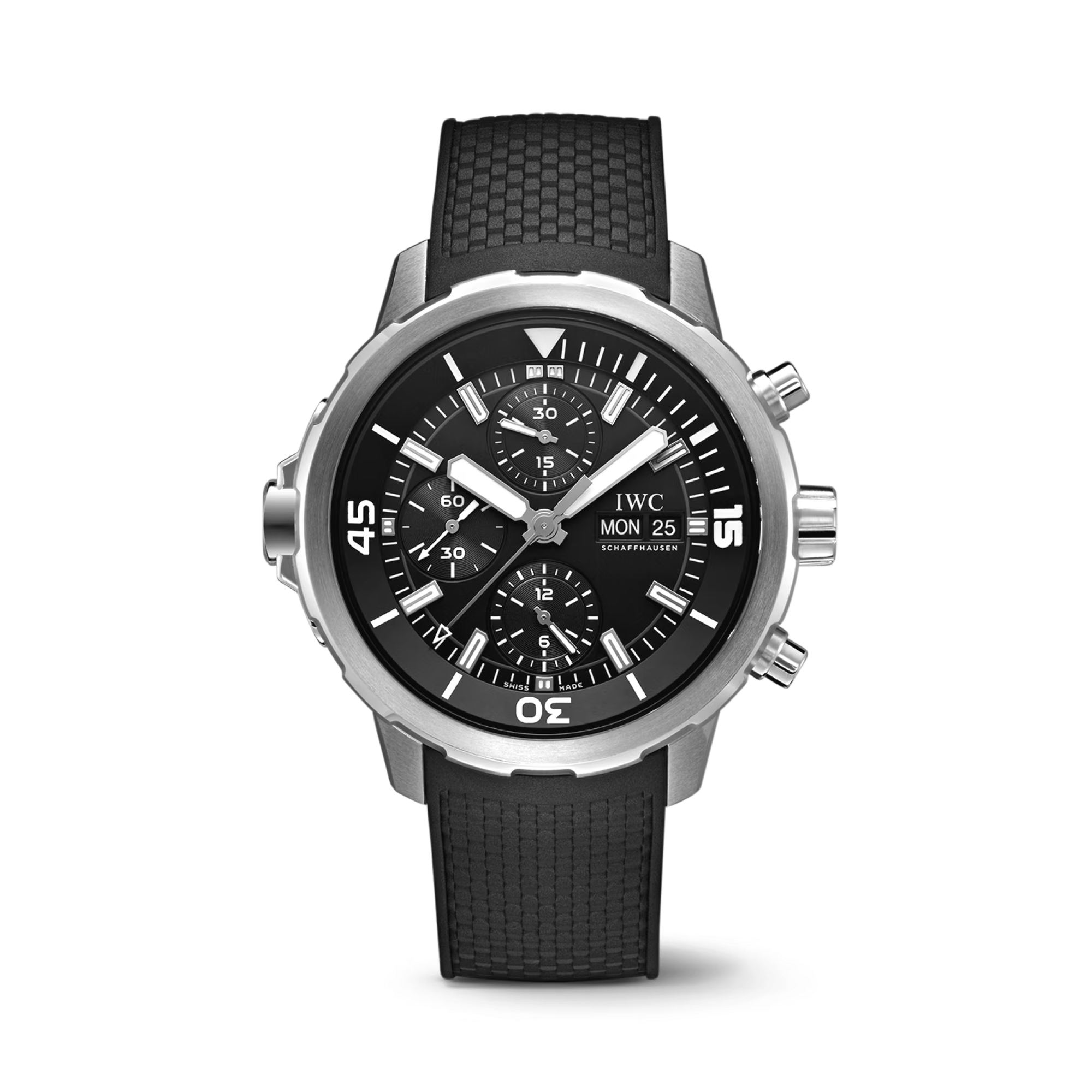 IWC Aquatimer 44mm, Black Dial, Baton Numerals_1