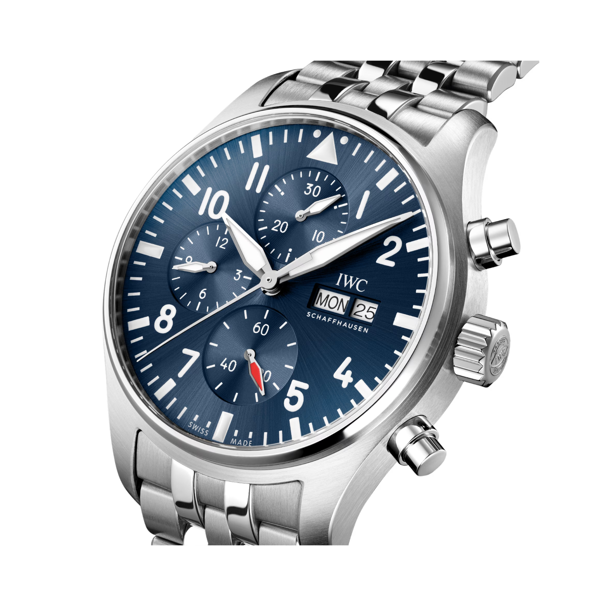 IWC Pilot's Chronograph 43mm, Blue Dial, Arabic Numerals_5