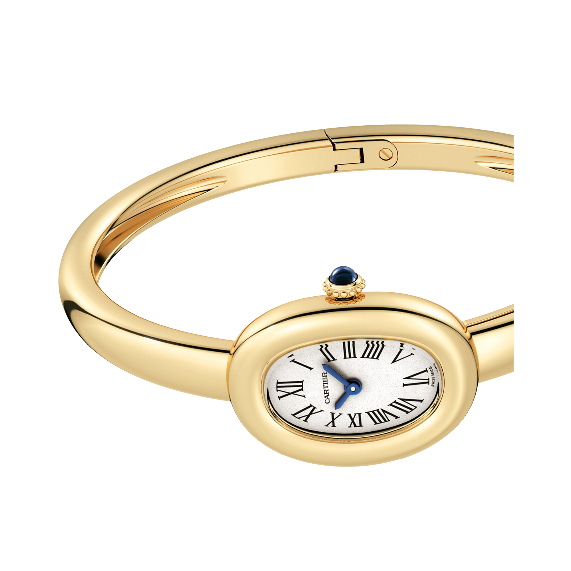 Cartier Baignoire Mini 18mm, Silver Dial, Roman Numerals_4