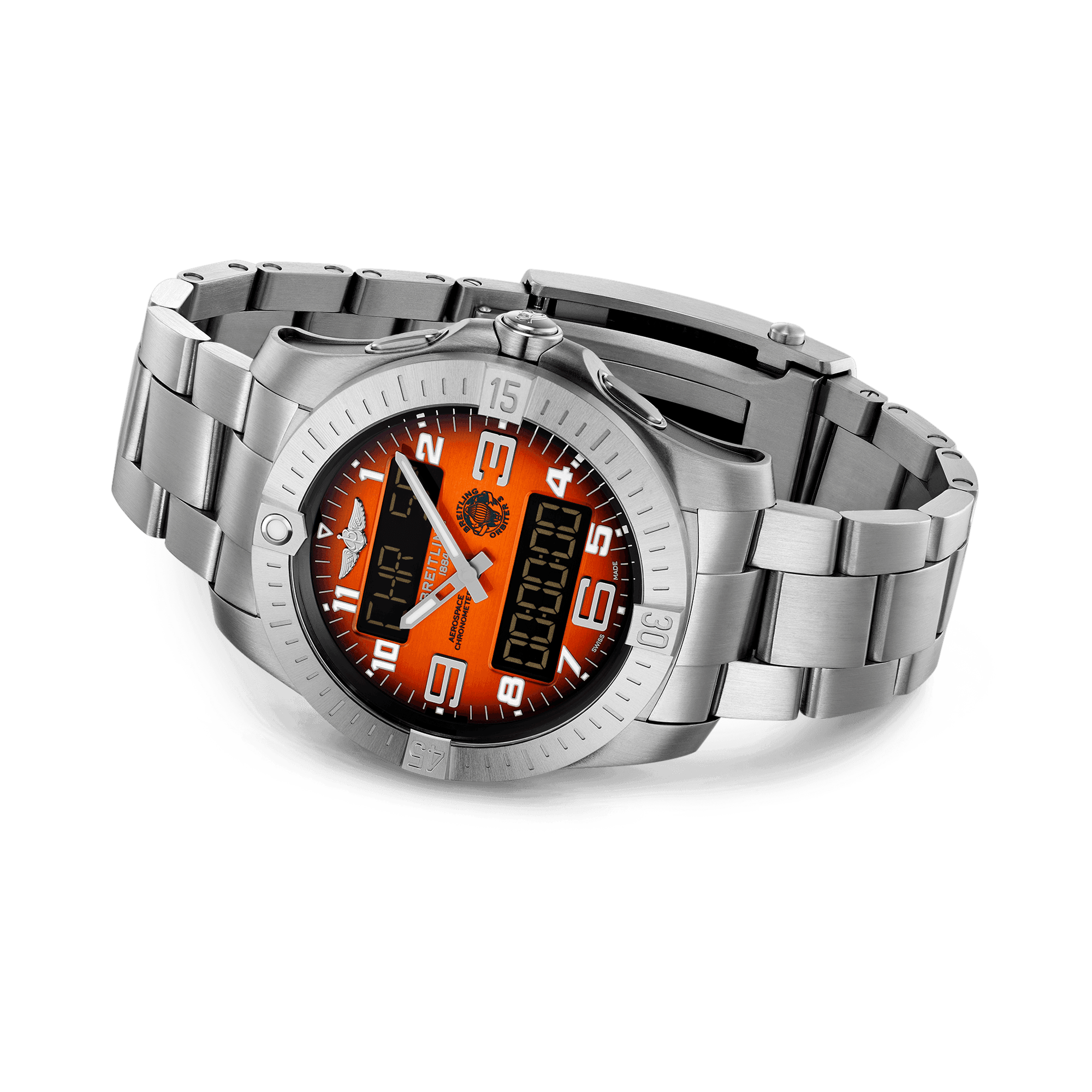 Breitling Aerospace B70 Orbiter 43mm, Orange Dial, Arabic Numerals_3