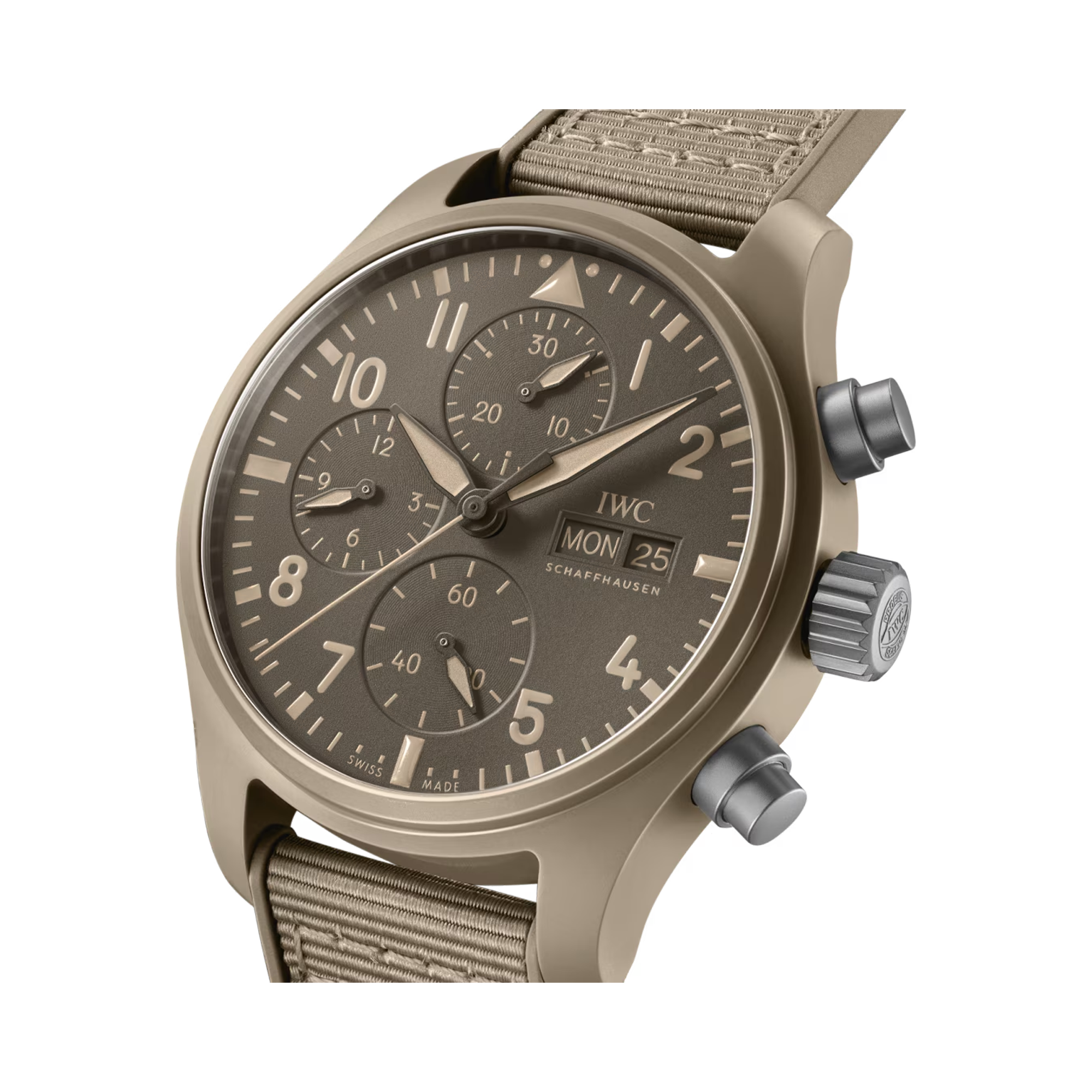 IWC Pilot's chronograph 41 TOP GUN Mojave Desert 41.9mm, Brown Dial, Arabic Numeral_3