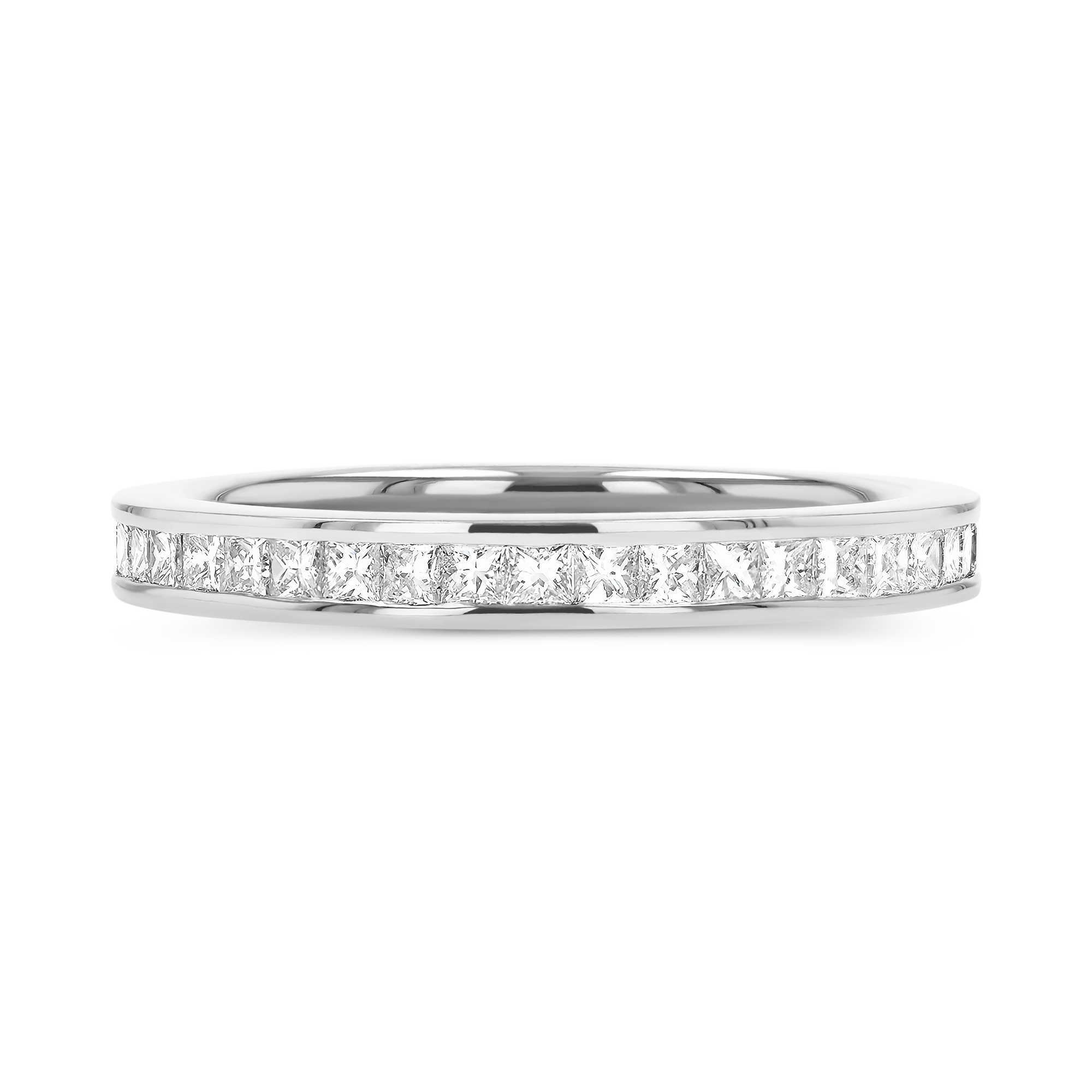 Princess Cut 0.94ct Diamond Full Eternity Ring Princess Cut, Channel Set_2