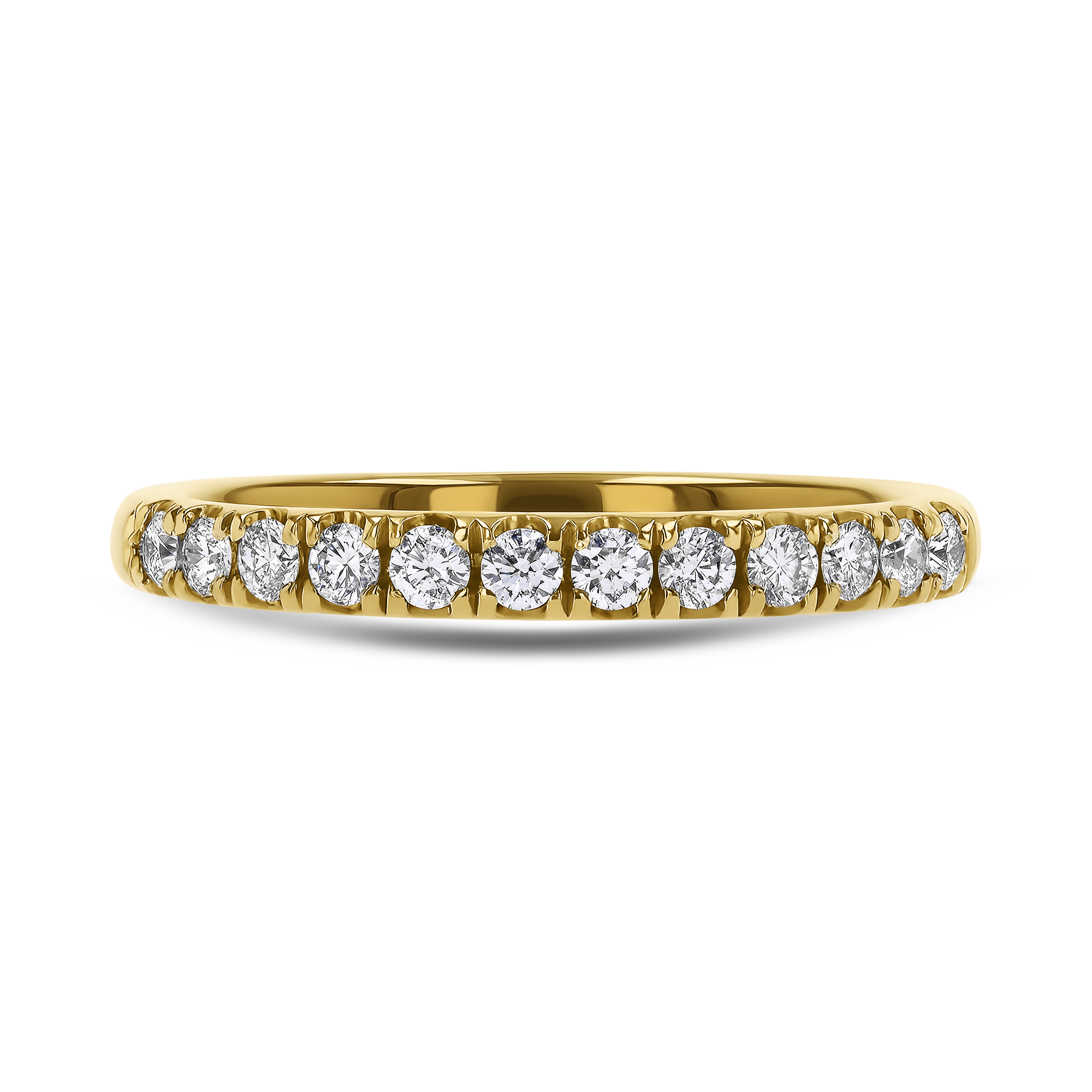 Celestial 0.33ct Diamond Half Eternity Ring Brilliant Cut, Micro Pavé Set_2