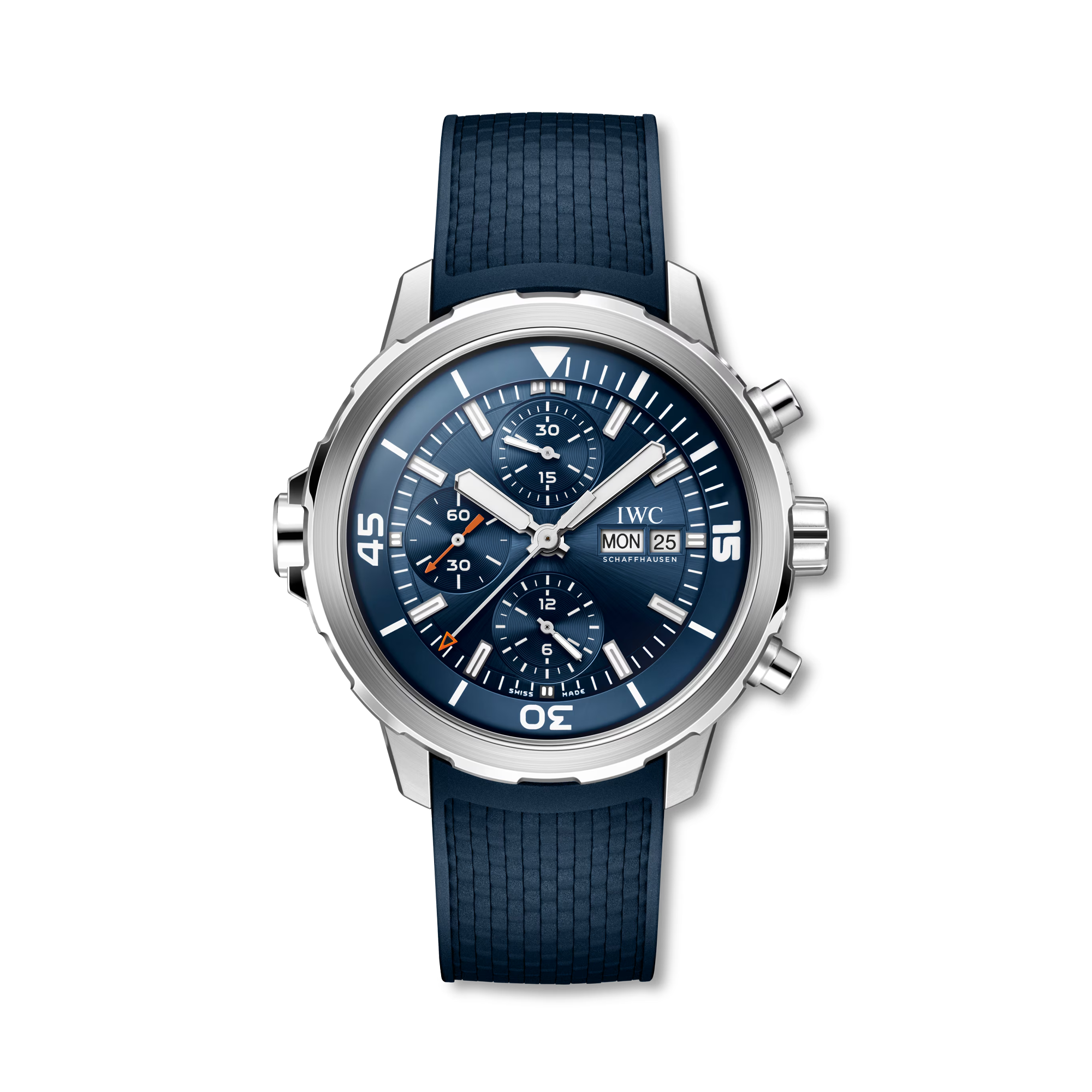 IWC Aquatimer 44mm, Blue Dial, Baton Numerals_1