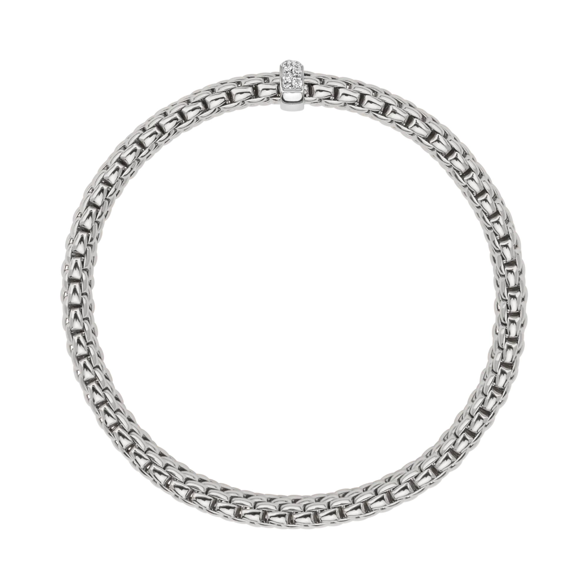 Fope Vendôme Flex'it 0.10ct Diamond Bracelet Brilliant Cut, Grain Set_3