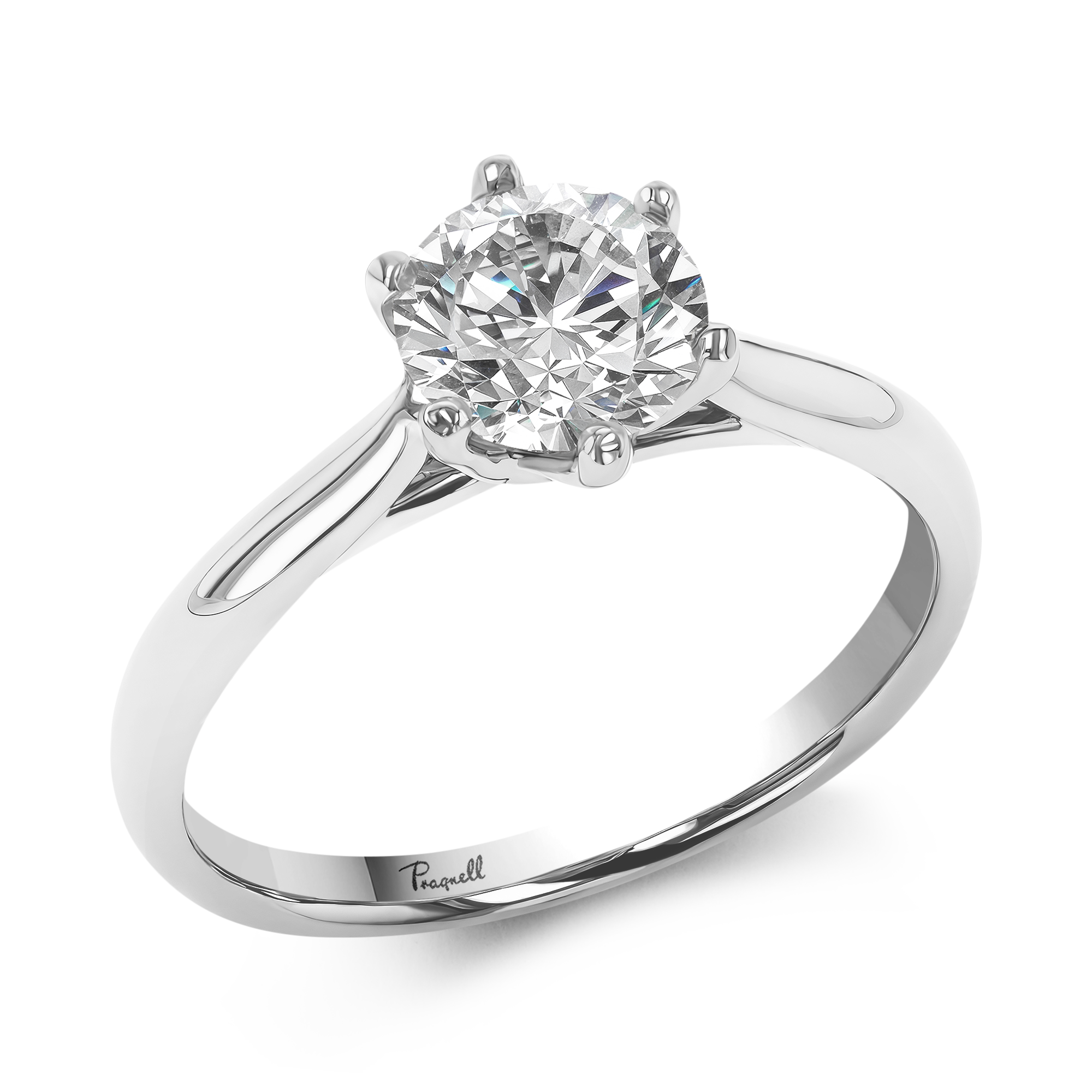 Classic Six-Claw 1.20ct Diamond Solitaire Ring Brilliant cut, Claw set_1