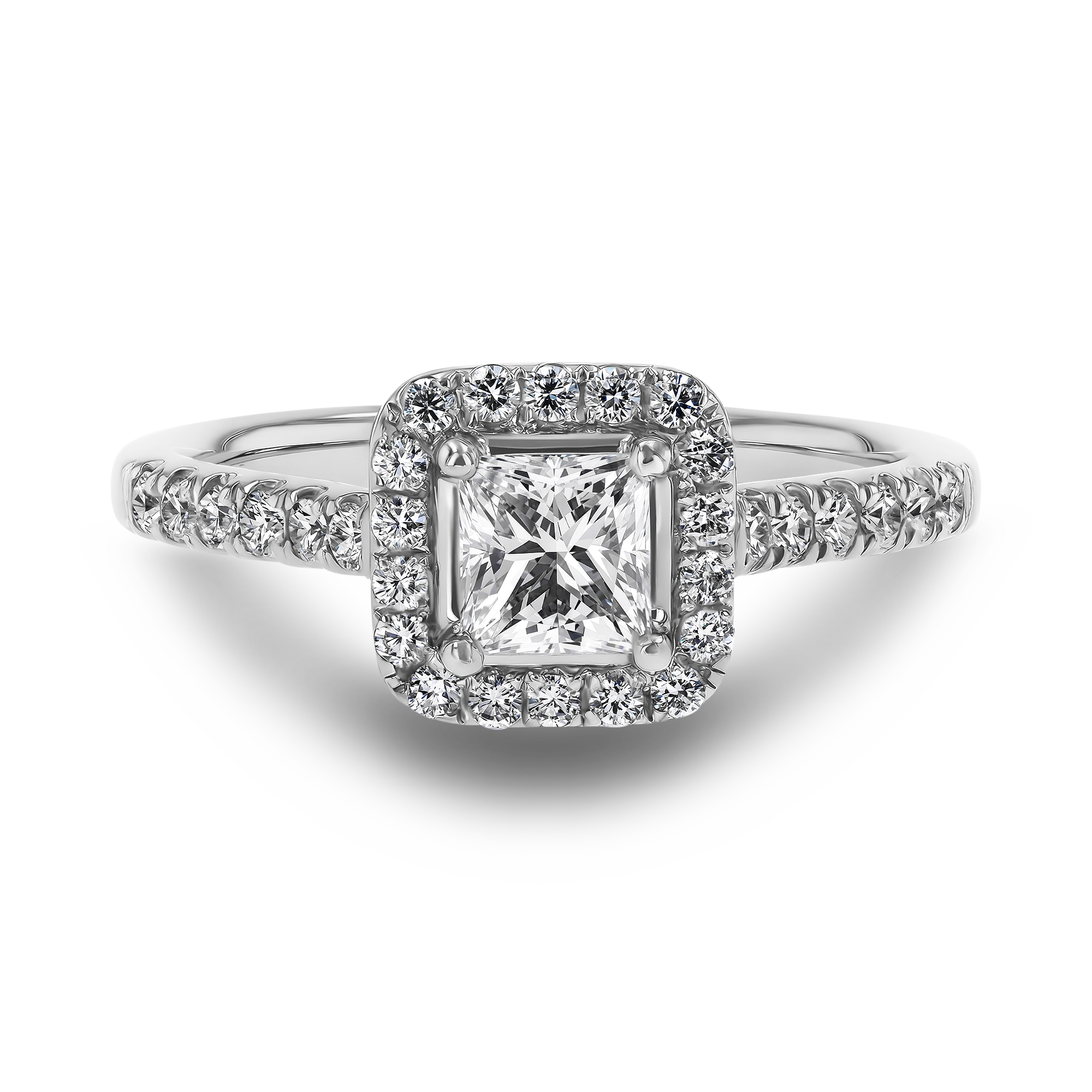 Celestial 0.50ct Diamond Cluster Ring Princess Cut, Claw Set_2