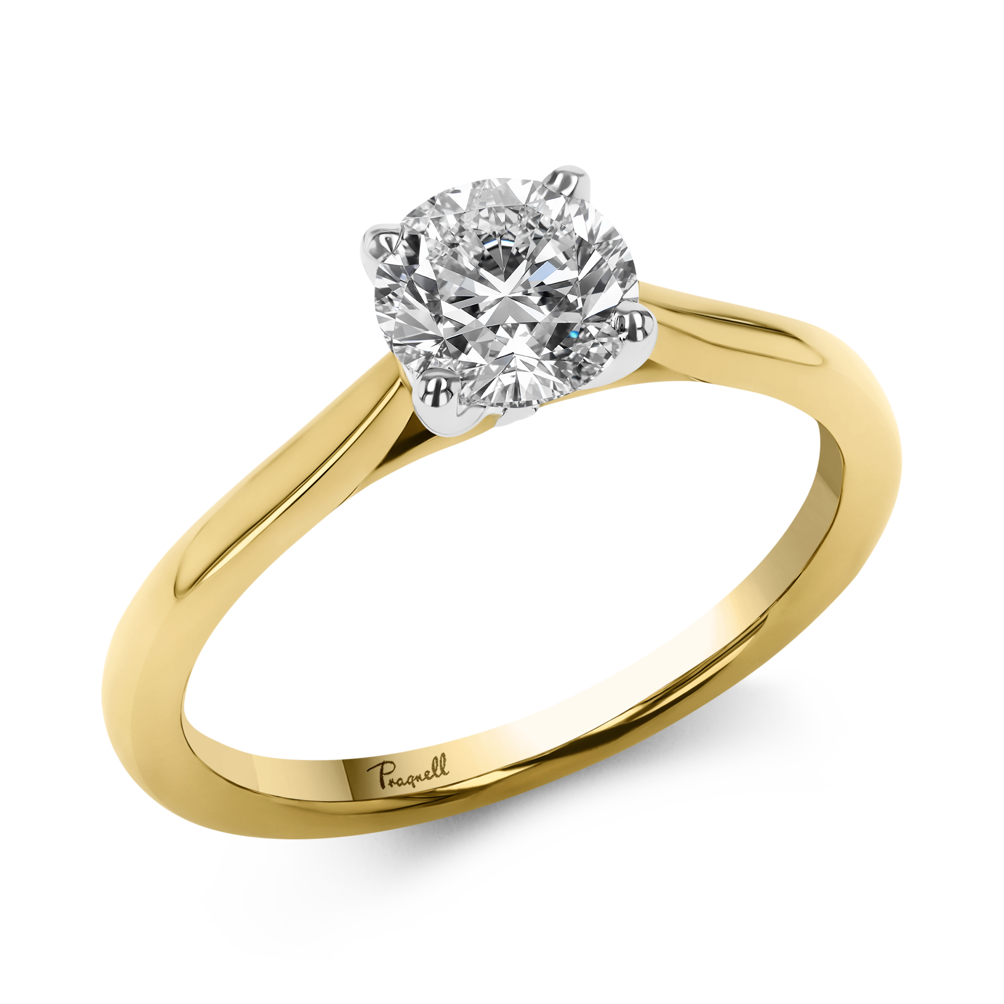 Gaia 0.90ct Diamond Solitaire Ring Brilliant cut, Claw set_1