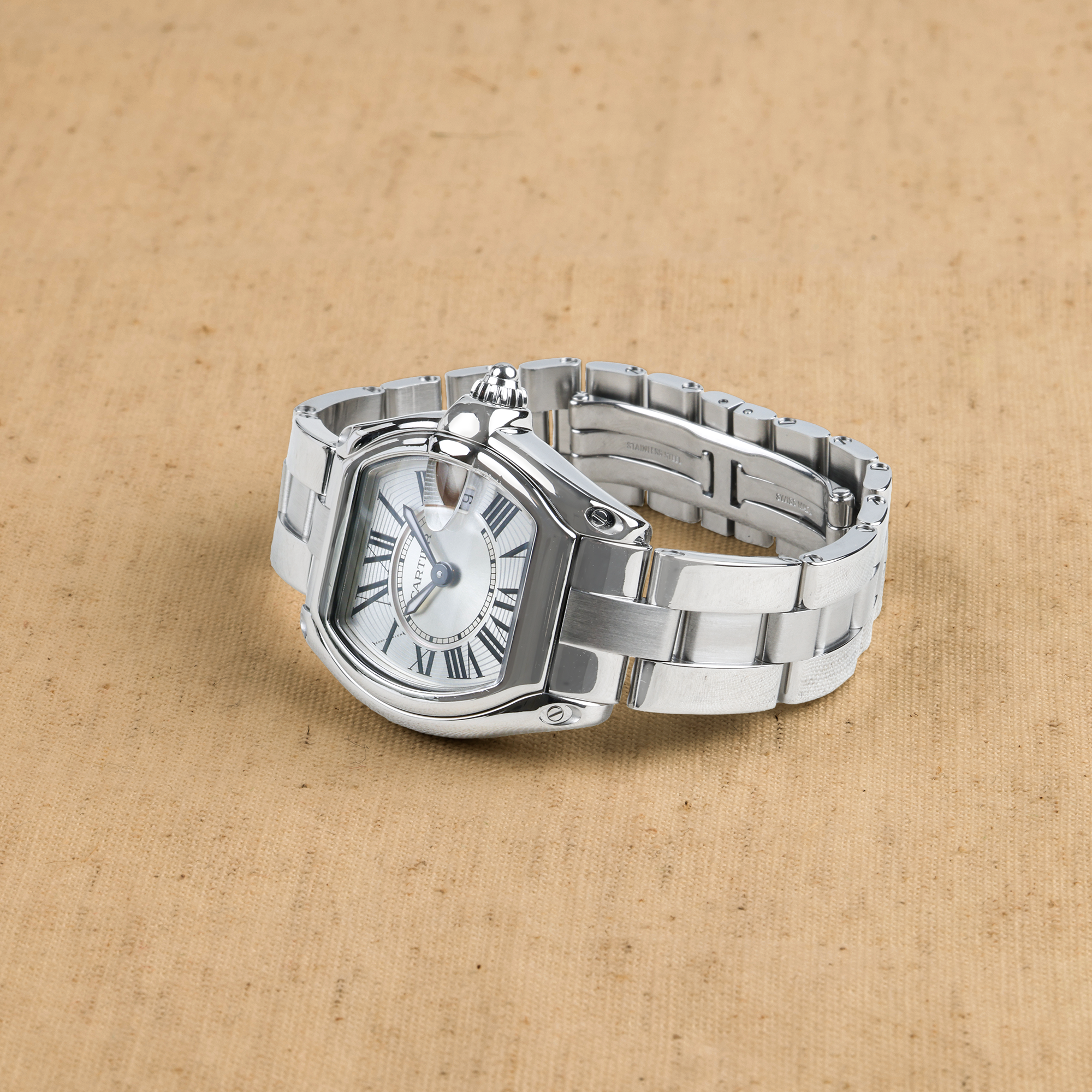 Cartier Roadster 32mm, Silver Dial, Roman Numerals_2