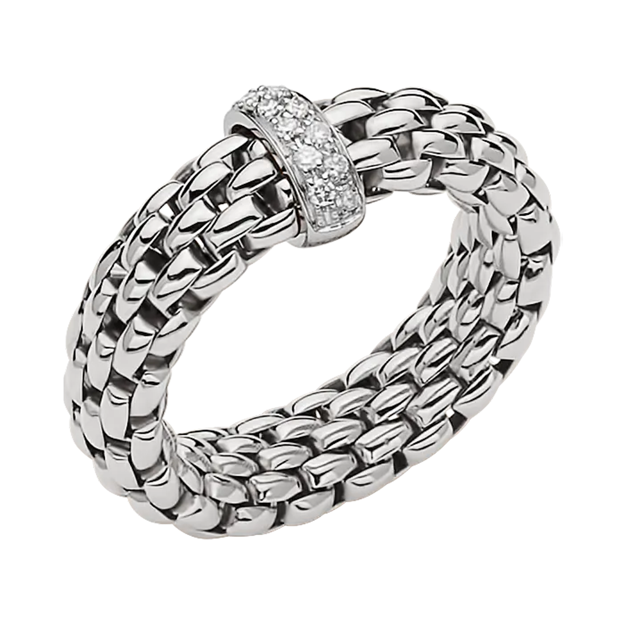 Fope Flex 'it Vendôme Diamond Ring Brilliant Cut, Grain Set_1