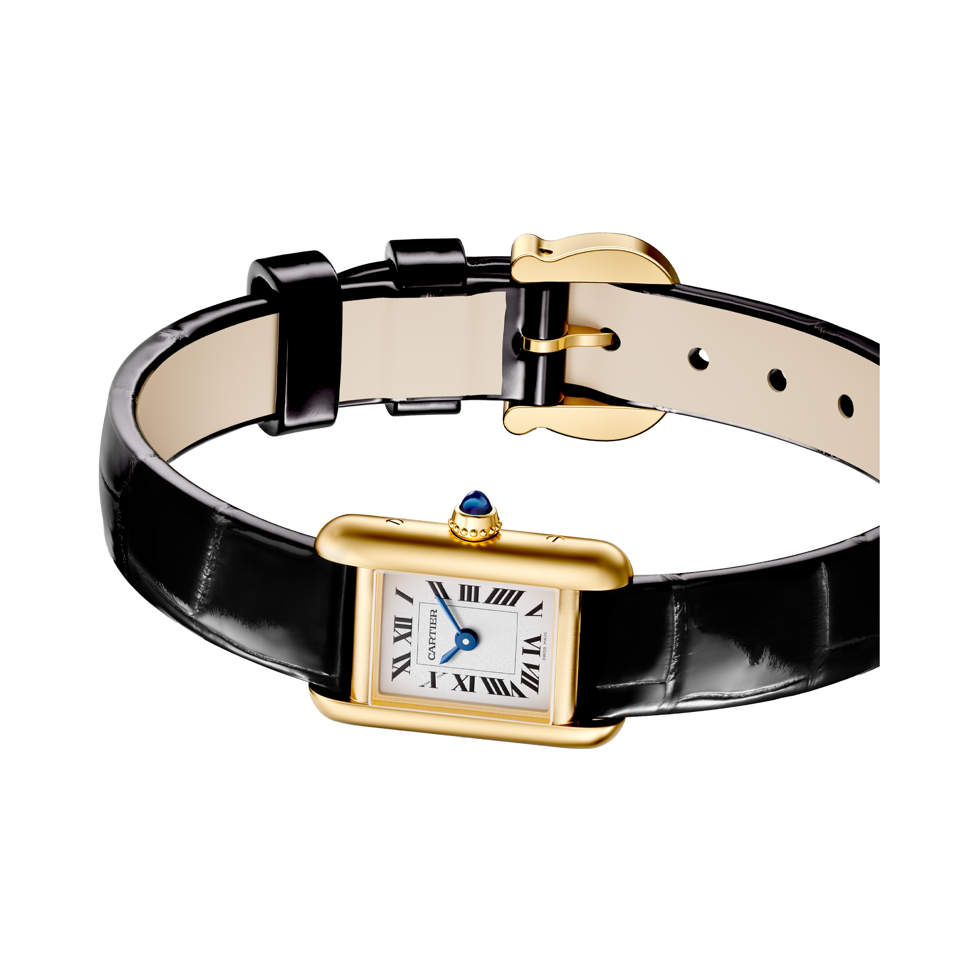 Cartier Tank Louis Cartier 16.5mm, Silver Dial, Roman Numeral_2