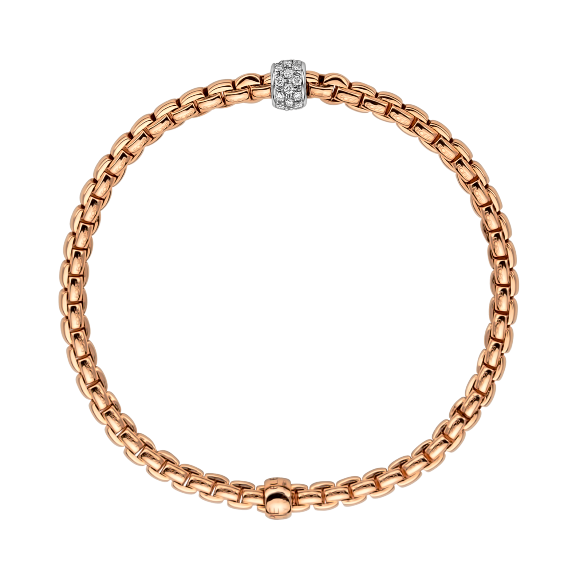 FOPE Eka Flex'It Large Diamond Bracelet Brilliant Cut, Pave Set_2