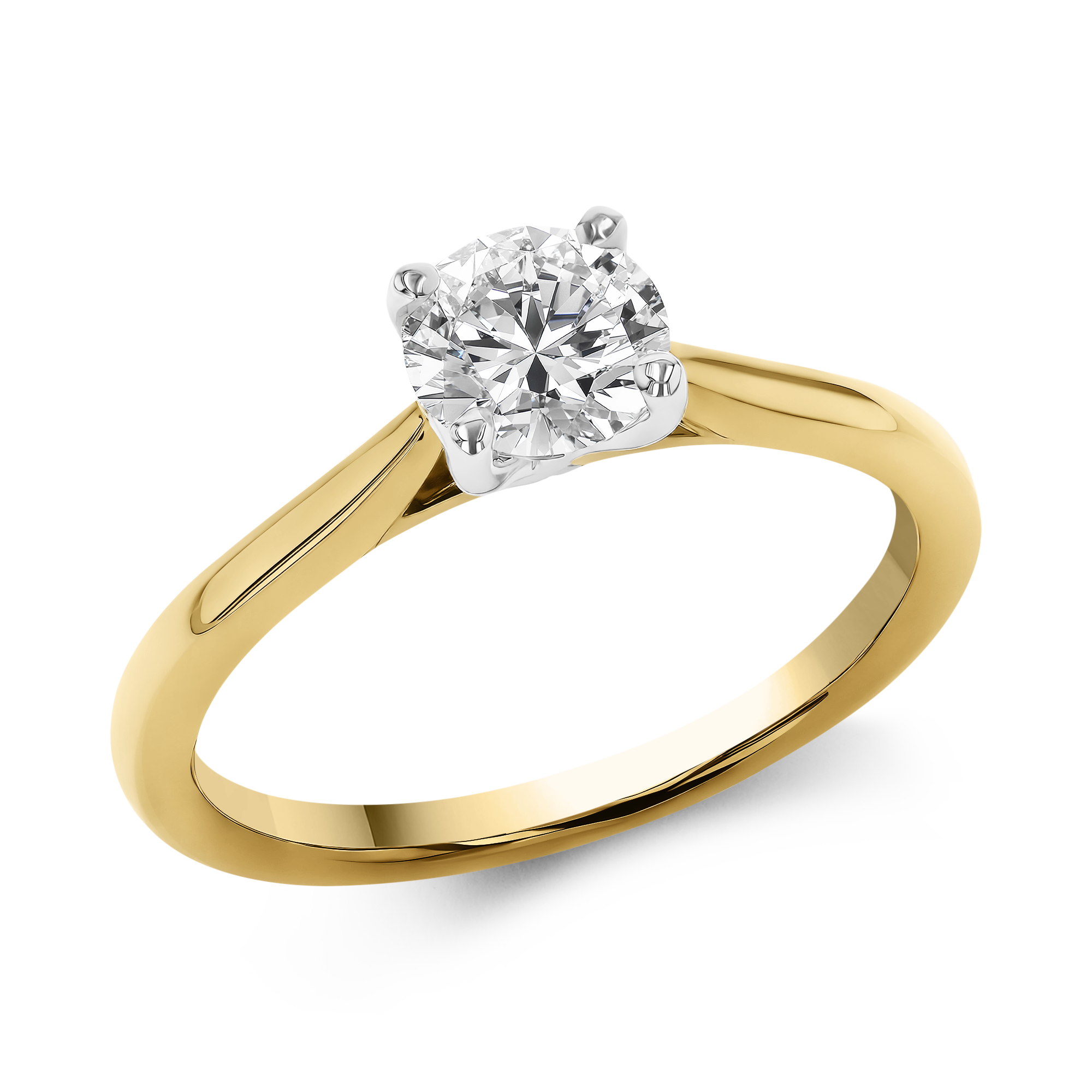 Gaia 0.70ct Diamond Solitaire Ring Brilliant cut, Claw set_1