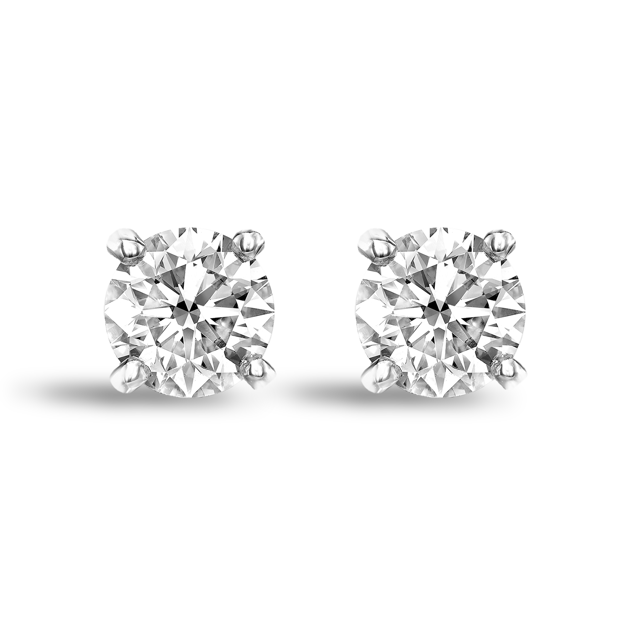 Diamond Stud Earrings Brilliant cut, Claw set_1