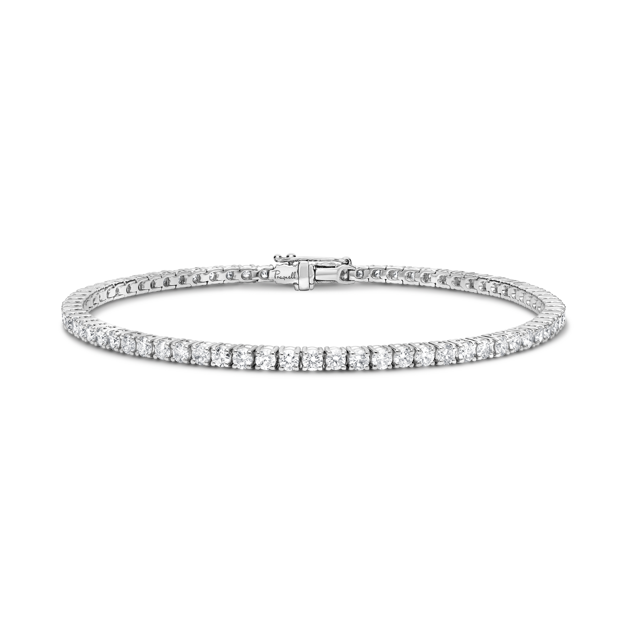 Brilliant Cut Diamond Line Bracelet Brilliant cut, Claw set_1