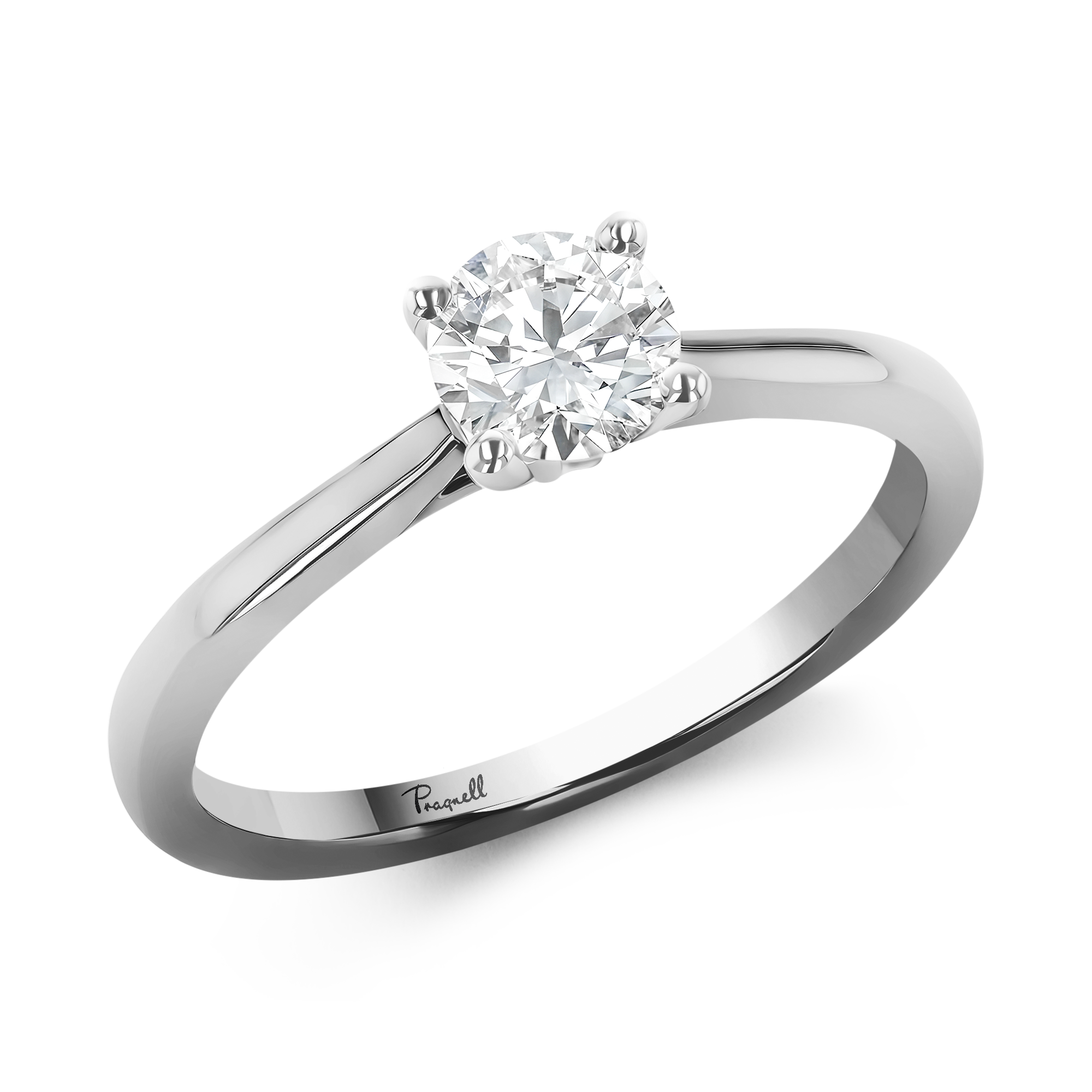 Gaia 0.51ct Diamond Solitaire Ring Brilliant cut, Claw set_1