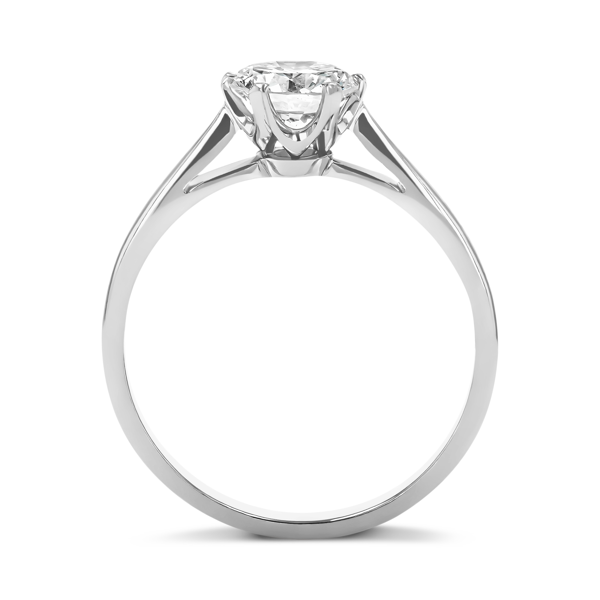 Brilliant Cut 0.97ct Diamond Solitaire Ring Brilliant cut, Claw set_3