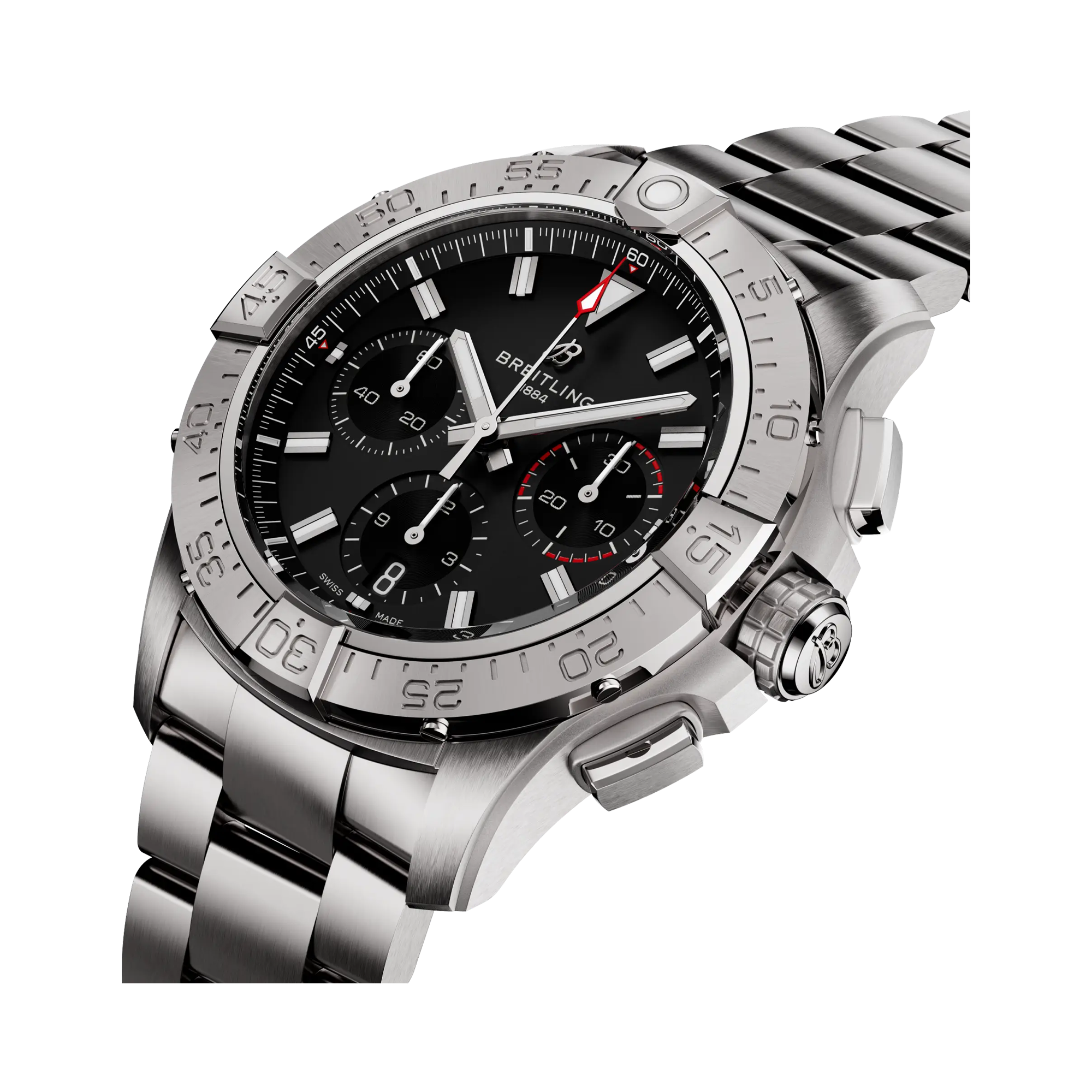 Breitling Avenger Chronograph 42 42mm, Black Dial, Baton Numeral_2