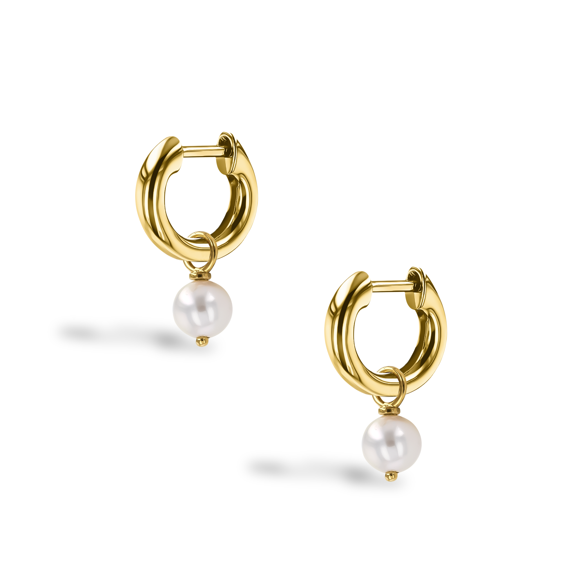 Akoya Pearl Hoop Earrings _3