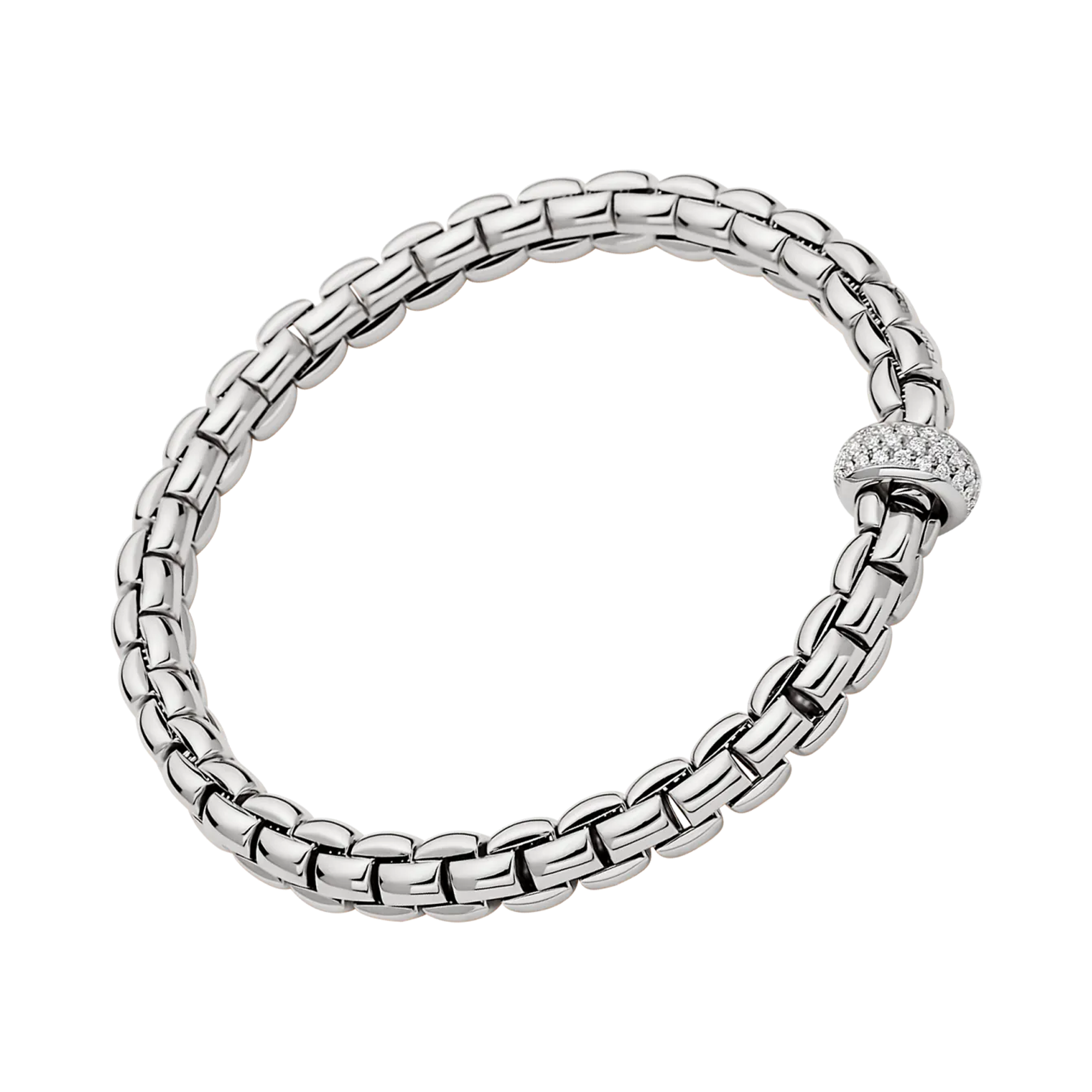 FOPE Eka Flex'It 0.40ct Diamond Bracelet Brilliant Cut, Pave Set_1