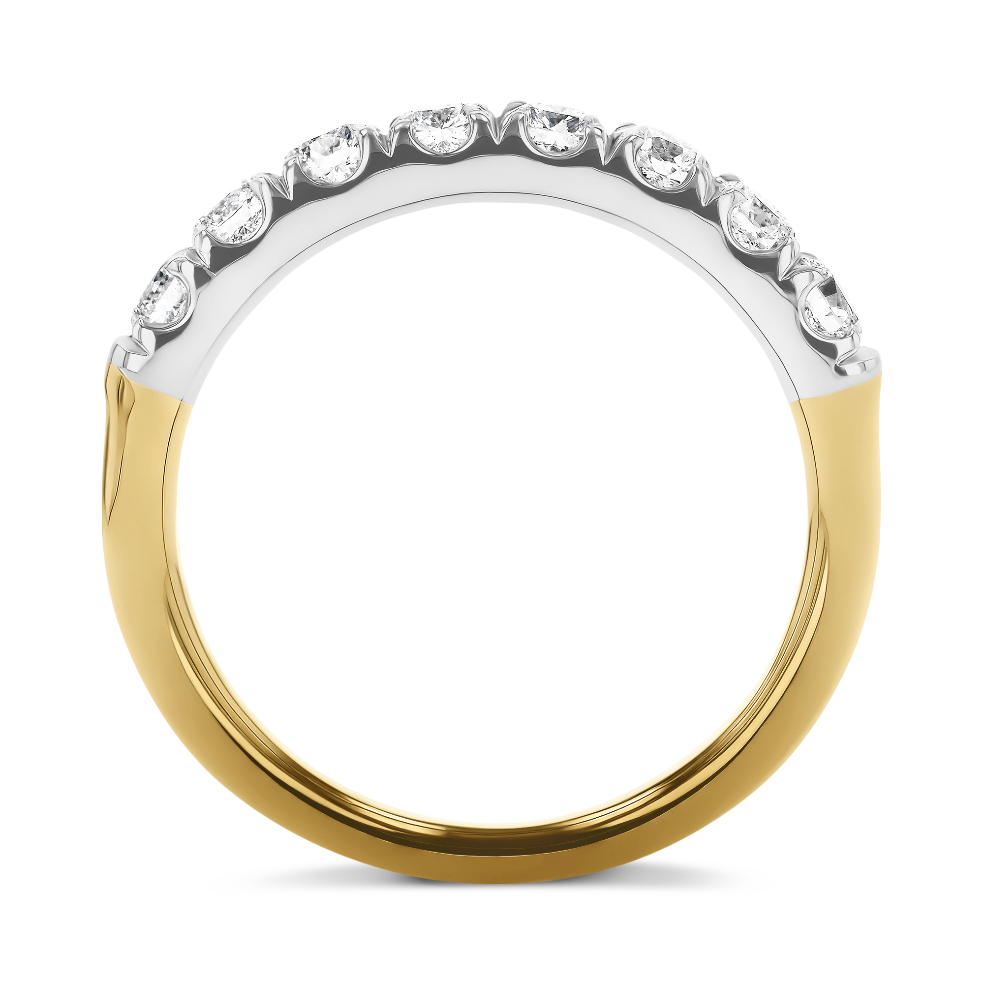 Diamond Celestial Eternity Ring Brilliant Cut, Micro Pave Set_3