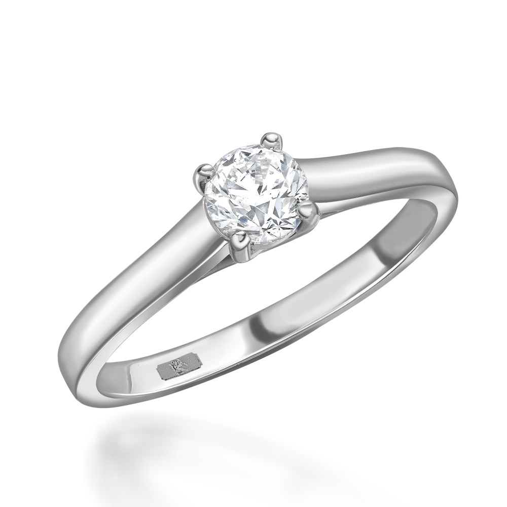 0.24CT Diamond Solitaire Ring Brilliant Cut, Solitaire, Four Claw Set_1