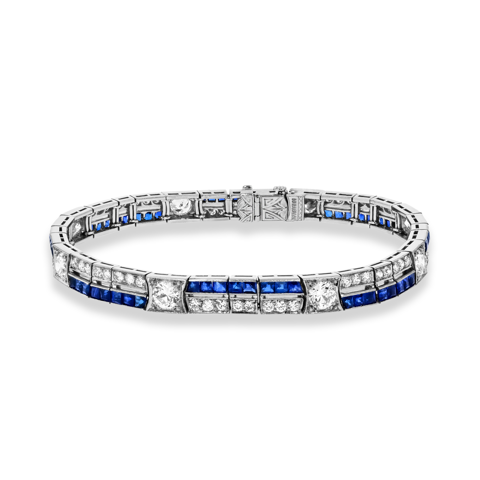 Tiffany  Co Victoria Collection Platinum Diamond Line Bracelet  Worlds  Best