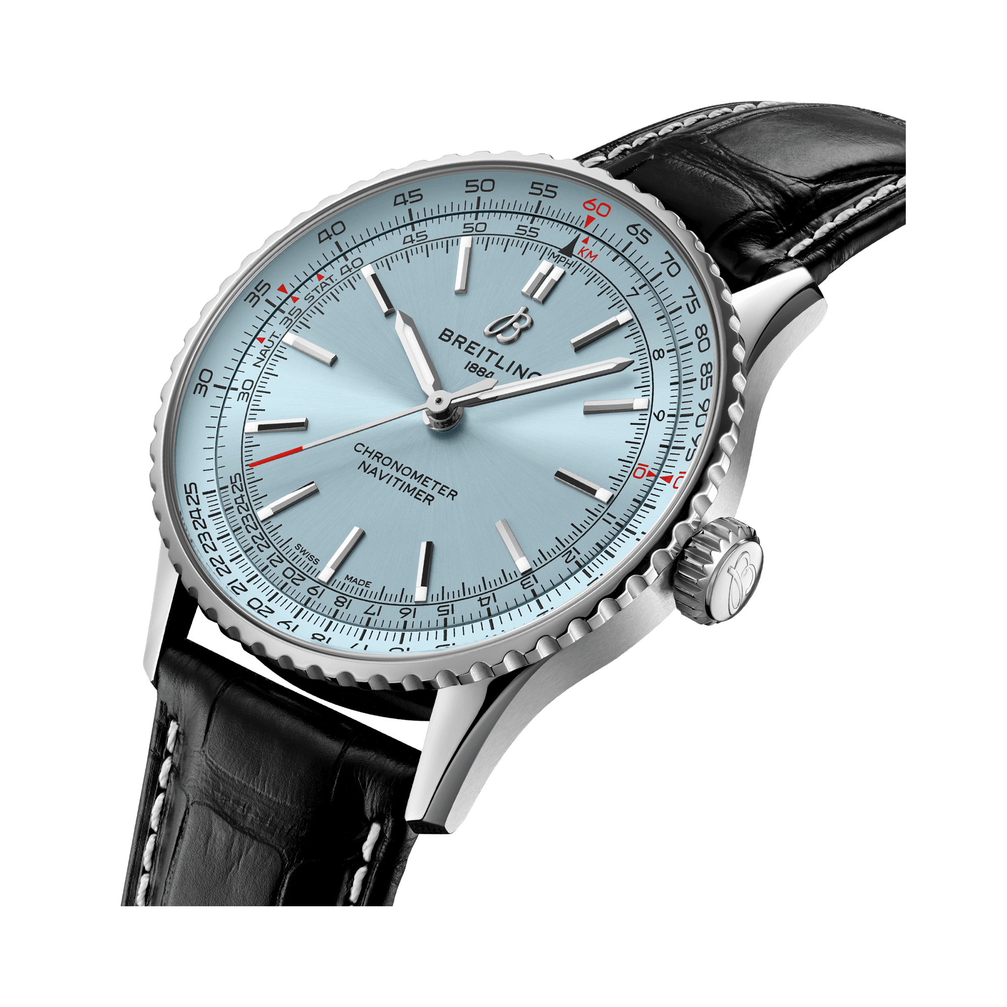 Breitling Navitimer 41mm, Ice Blue Dial, Baton Numerals_2