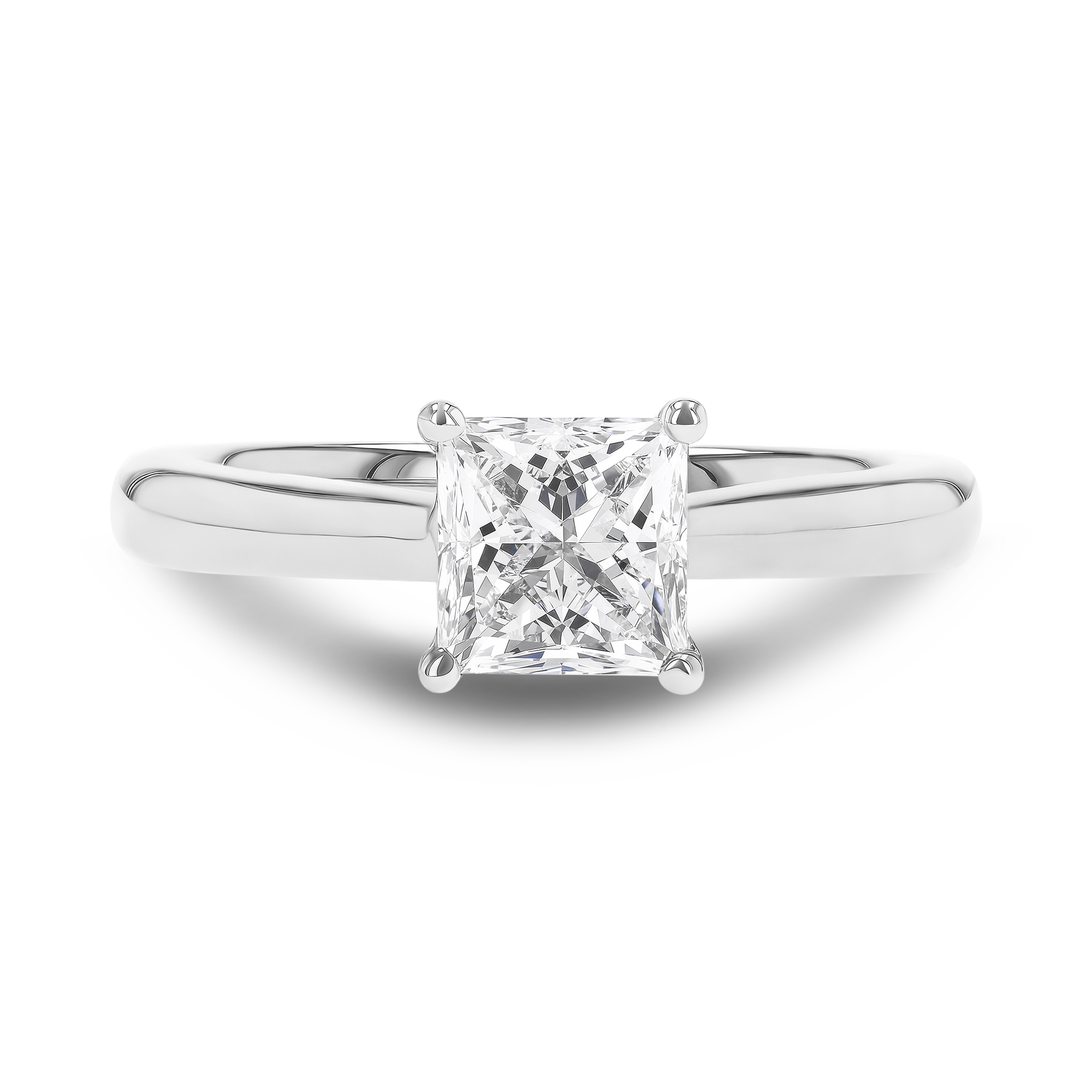 1.20CT Diamond Solitaire Ring Princess, Solitaire_2