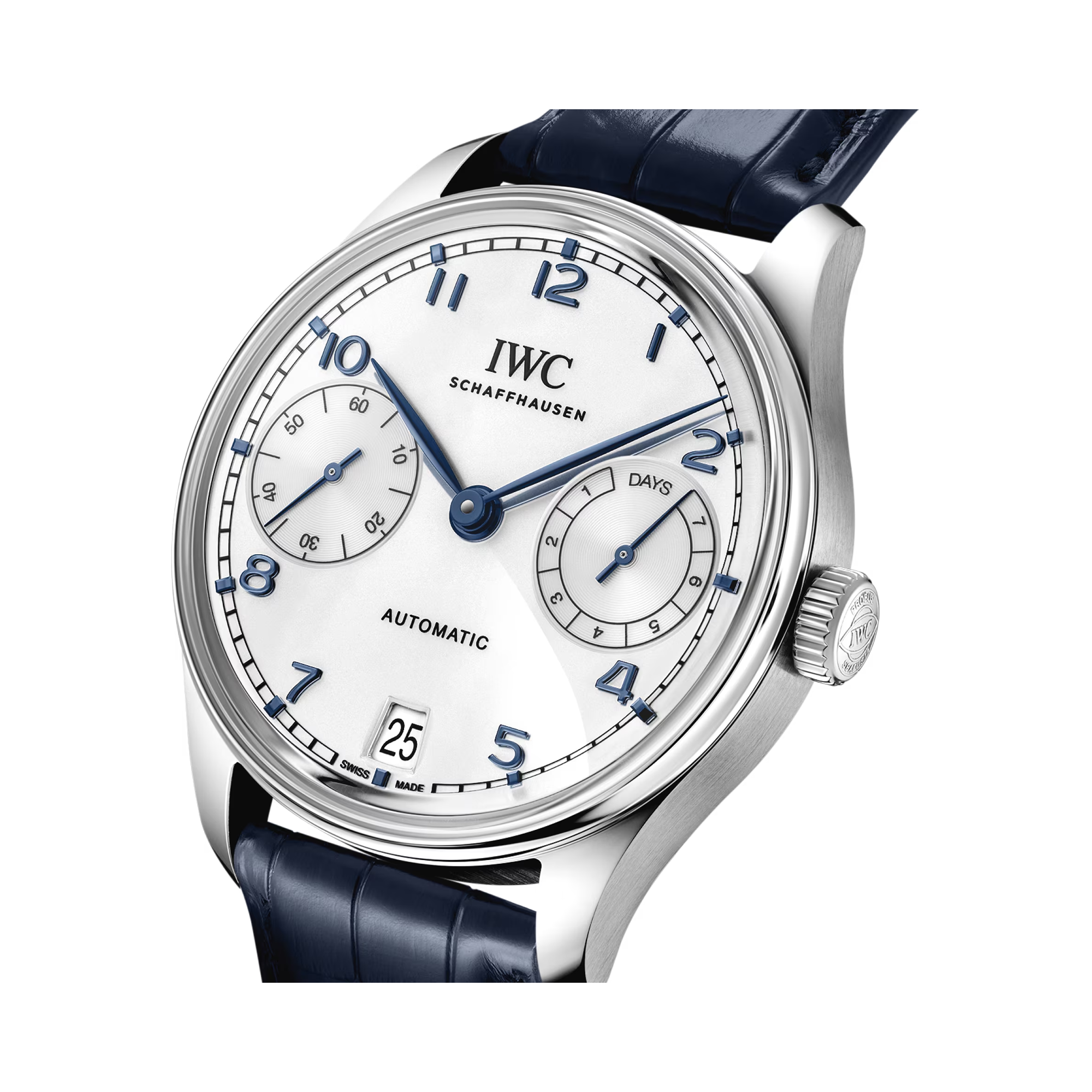 IWC Portugieser 42.4mm, Silver Dial, Arabic Numerals_3