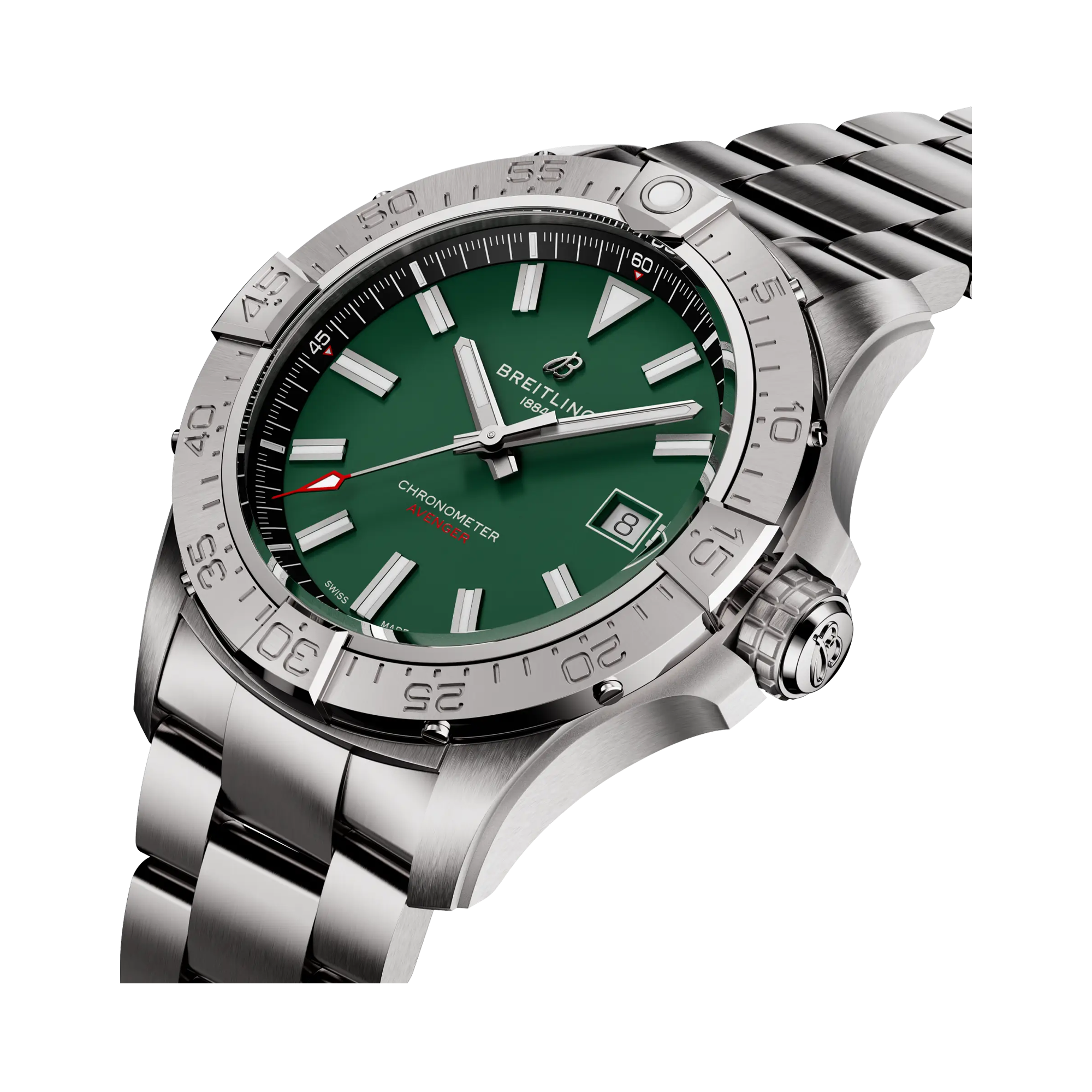 Breitling Avenger Automatic 42 42mm, Green Dial, Baton Numeral_2