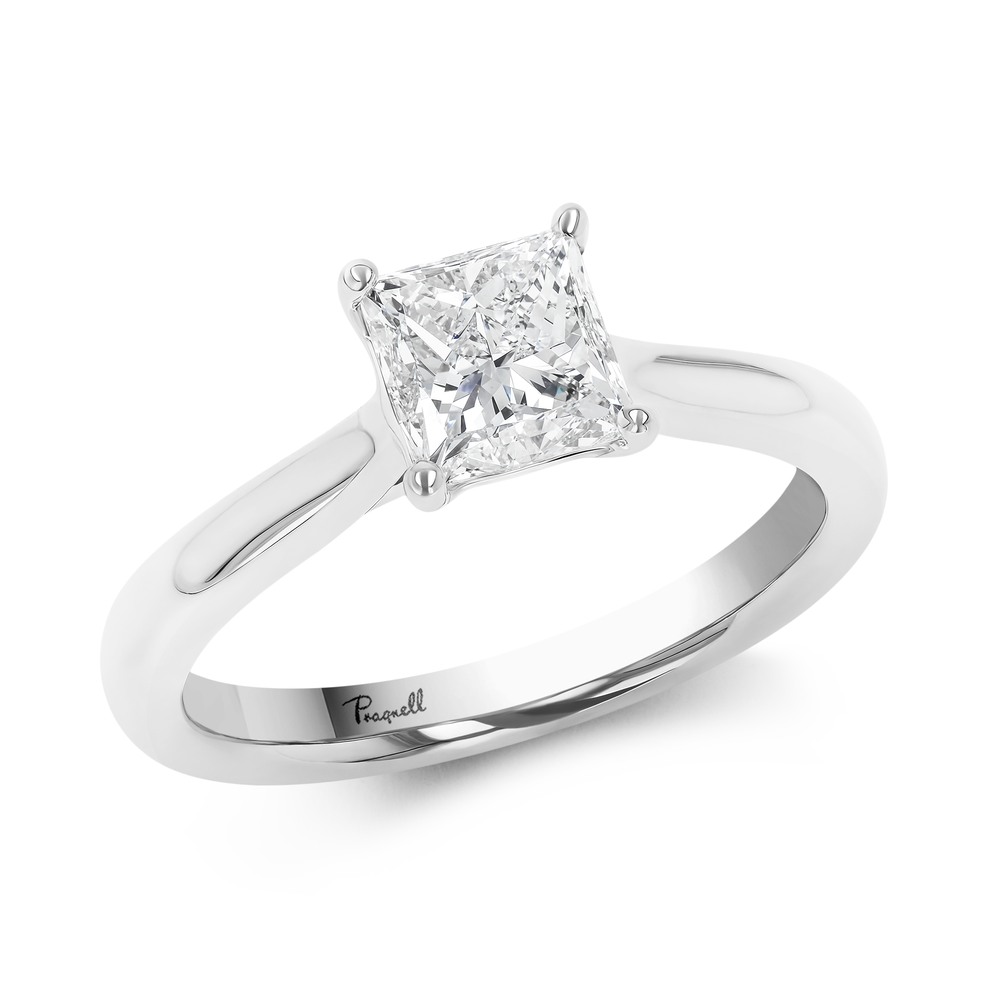 1.20CT Diamond Solitaire Ring Princess, Solitaire_1