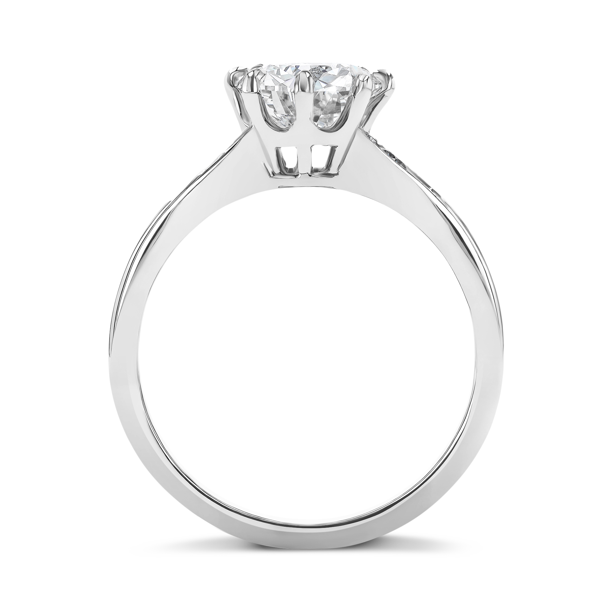 Antrobus Diamond Ring Brilliant Cut, Eight Claw Set_3