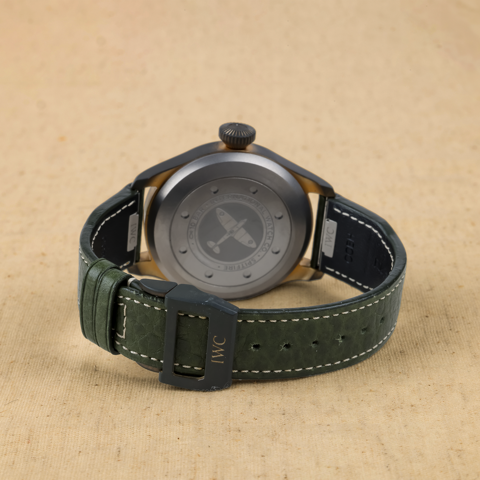 IWC Big Pilot's 43 Spitfire 43mm, Green Dial, Arabic Numerals_6