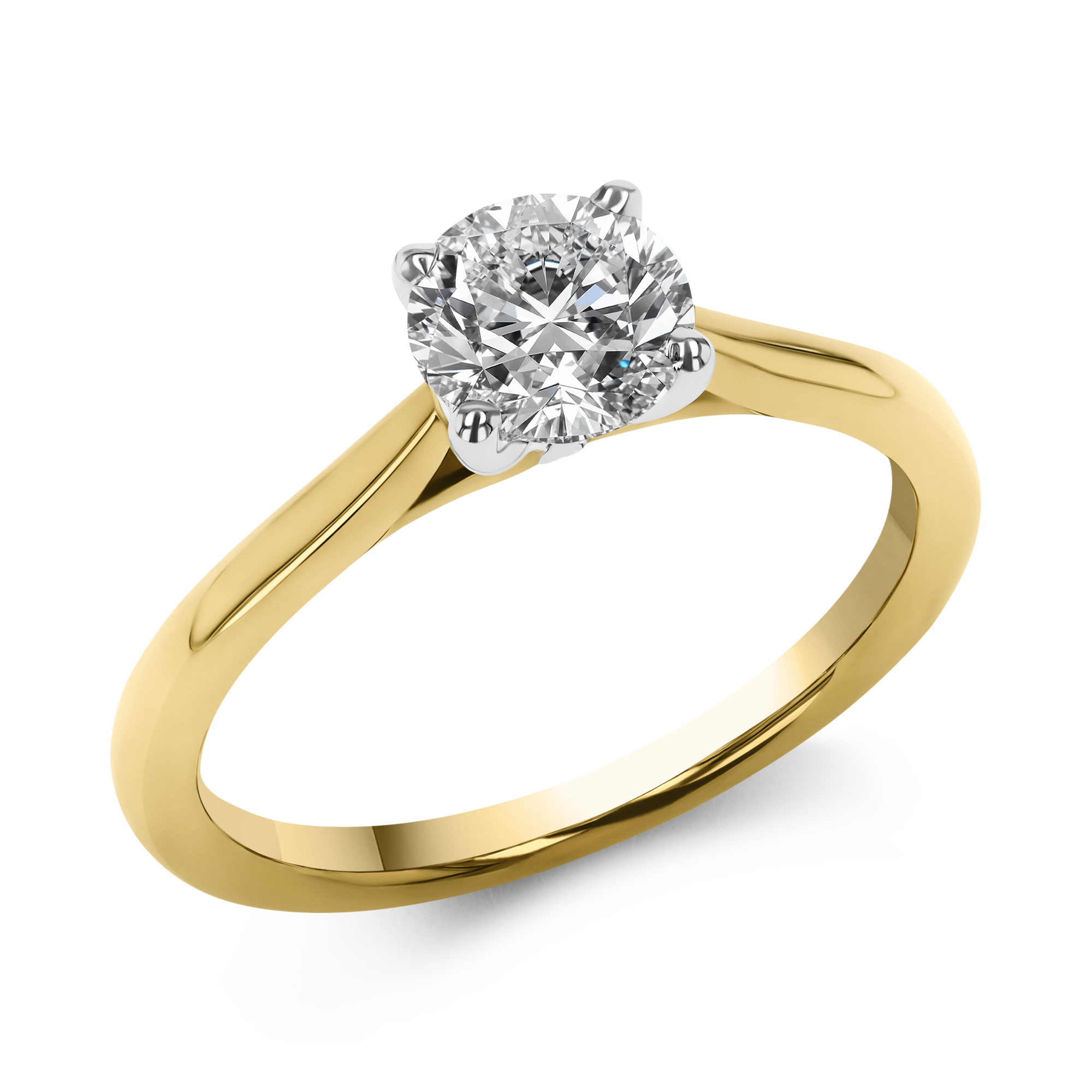 Gaia 0.90ct Diamond Solitaire Ring Brilliant cut, Claw set_1