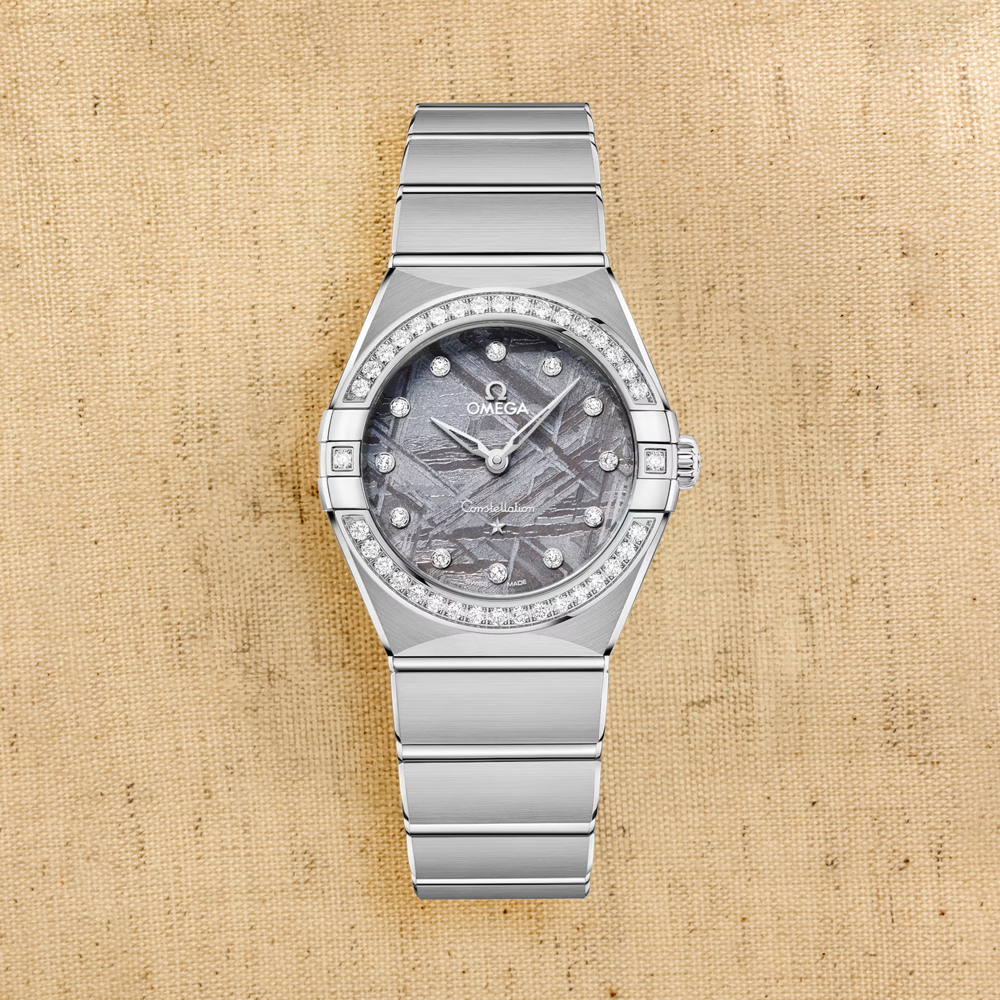 OMEGA Constellation 28mm, Meteorite Dial, Diamond Numerals_1