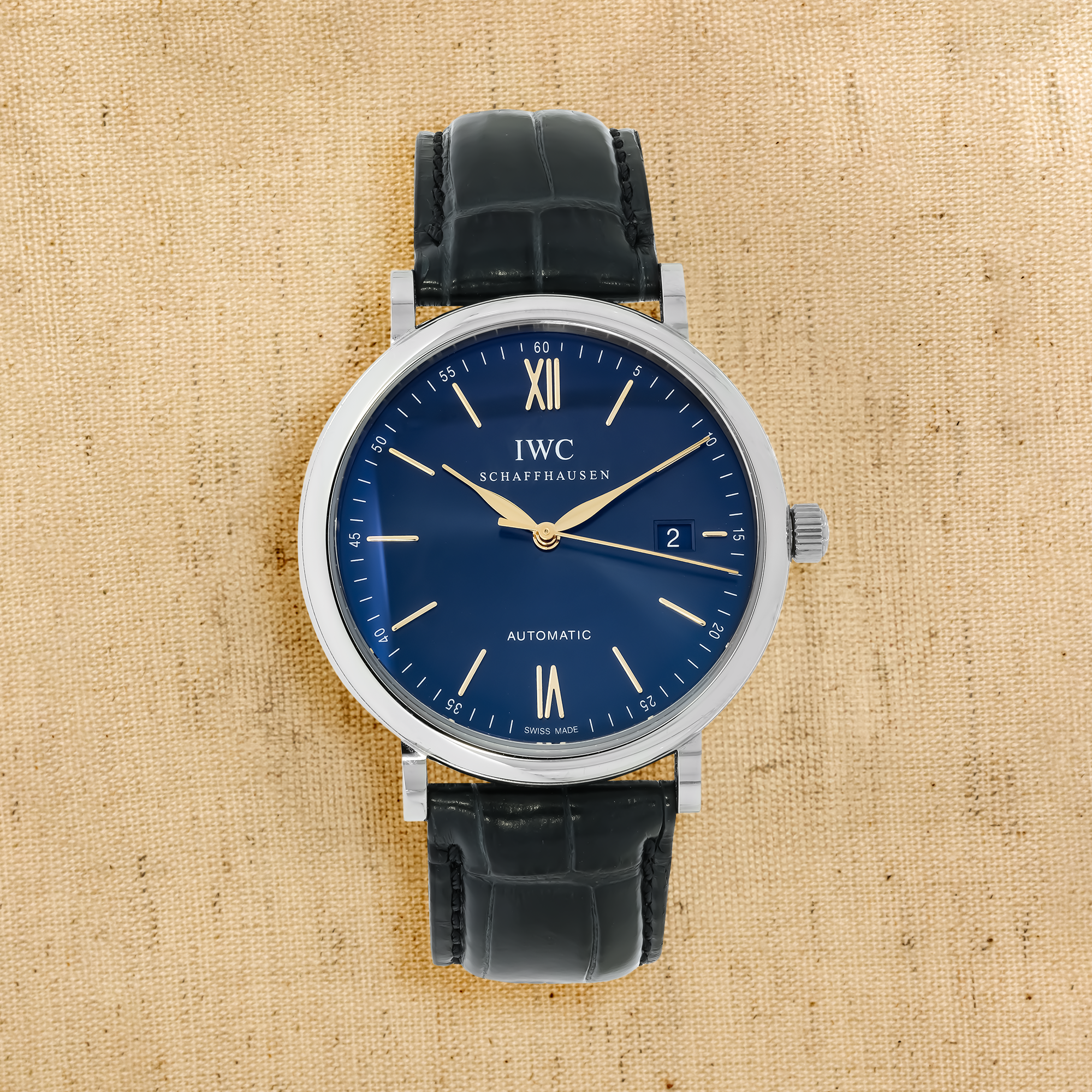 Pre-Owned IWC Portofino Automatic 40mm, Blue Dial, Roman Numerals_1