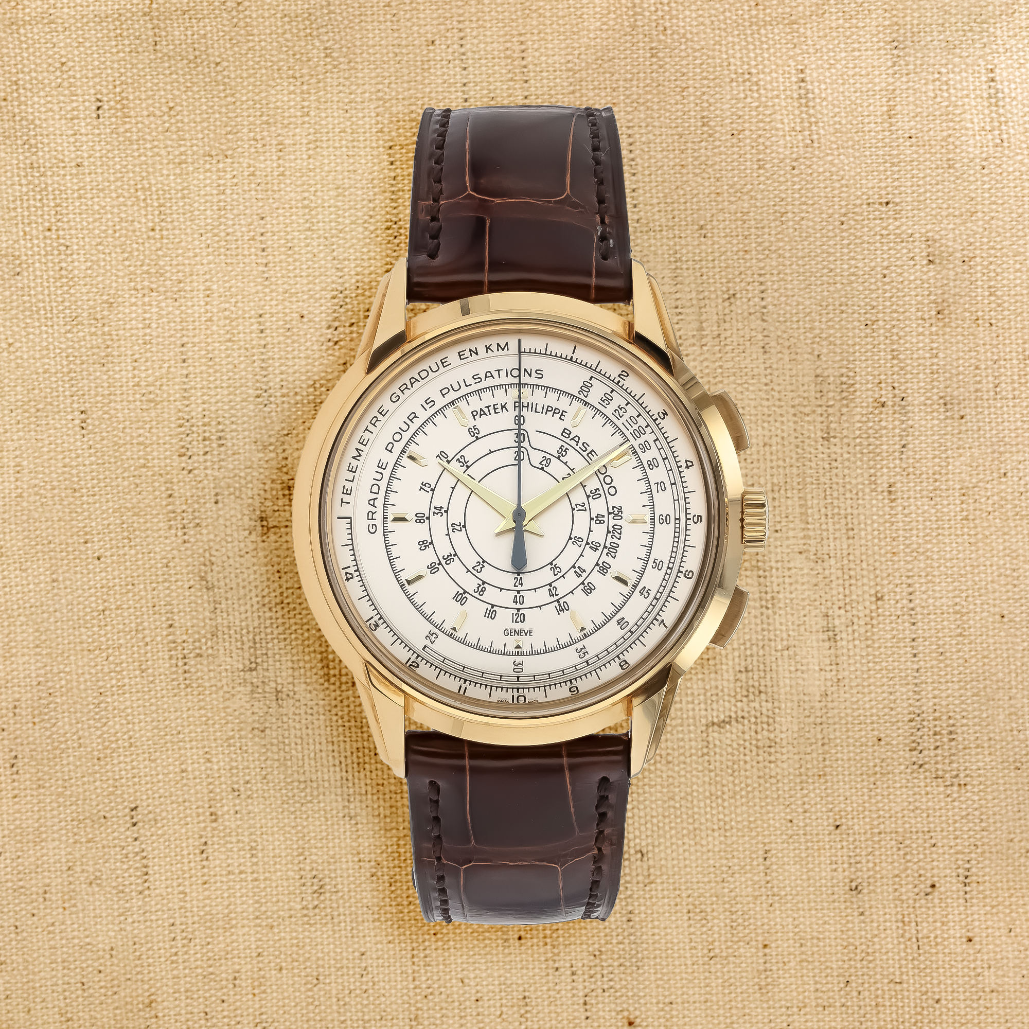 Patek Philippe Multi-Scale Chronograph 40mm, Silver Dial, Baton Numeral_1