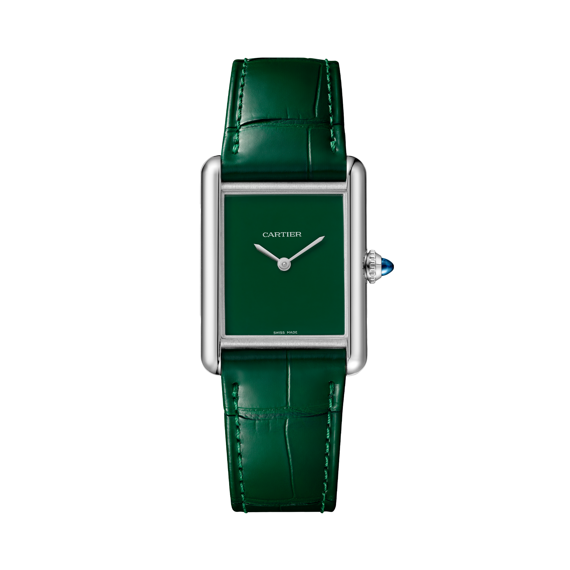 Cartier Tank Must 33.7mm, Green Dial_1