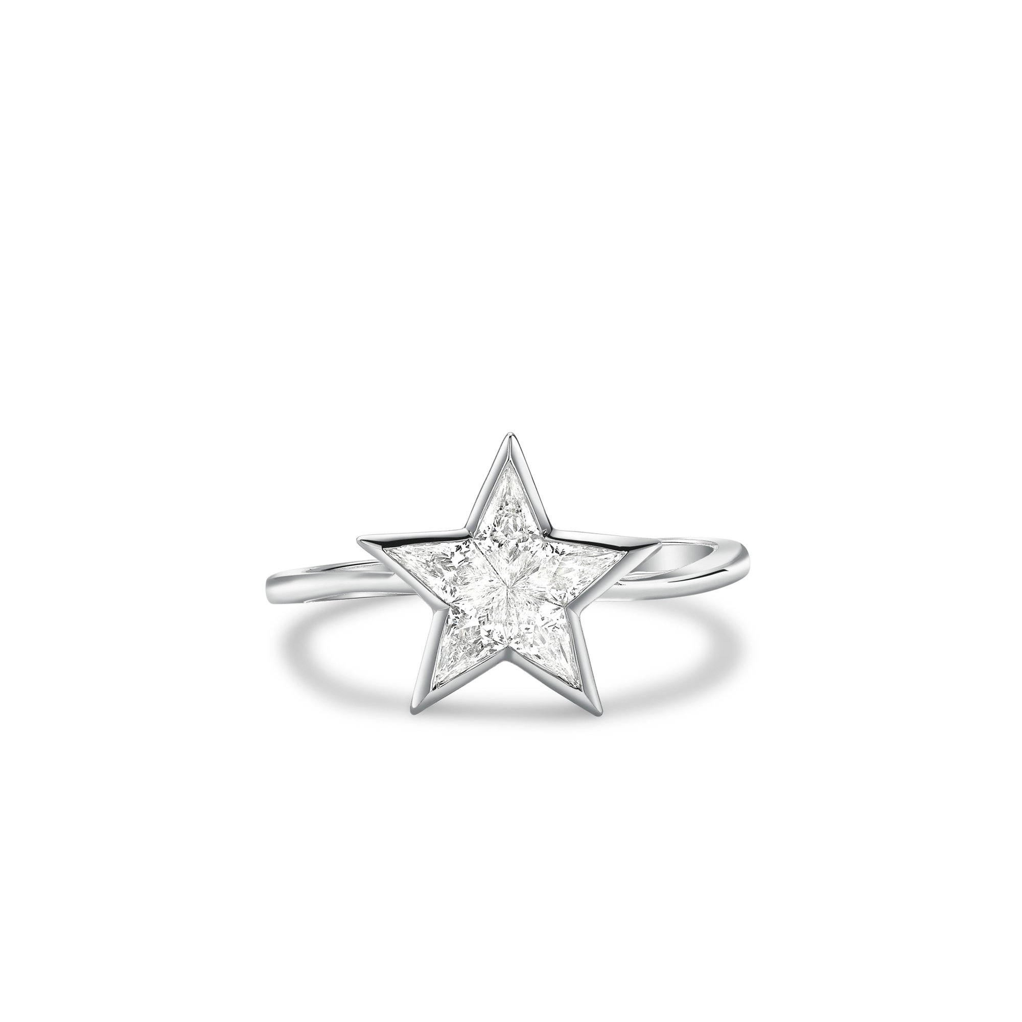 Rockstar Diamond Dress Ring Kite Cut, Rubover Set_1