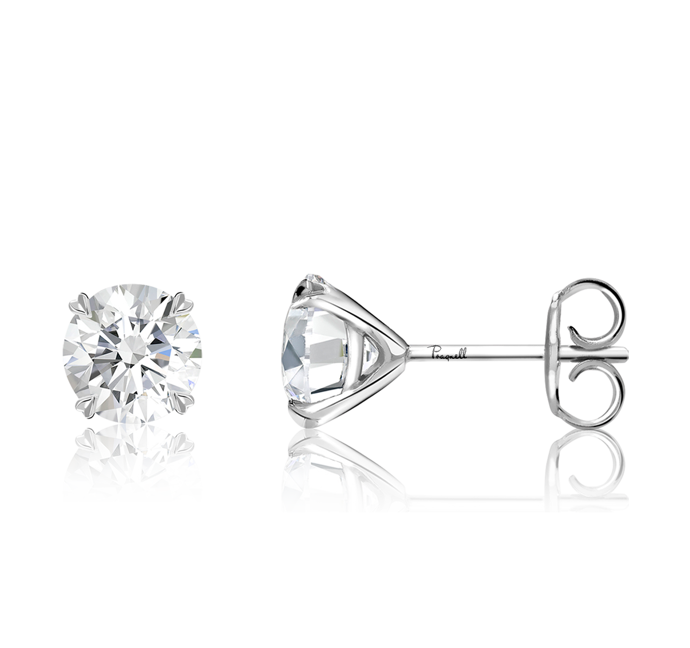 Windsor Diamond Stud Earrings Brilliant cut, Claw set_2