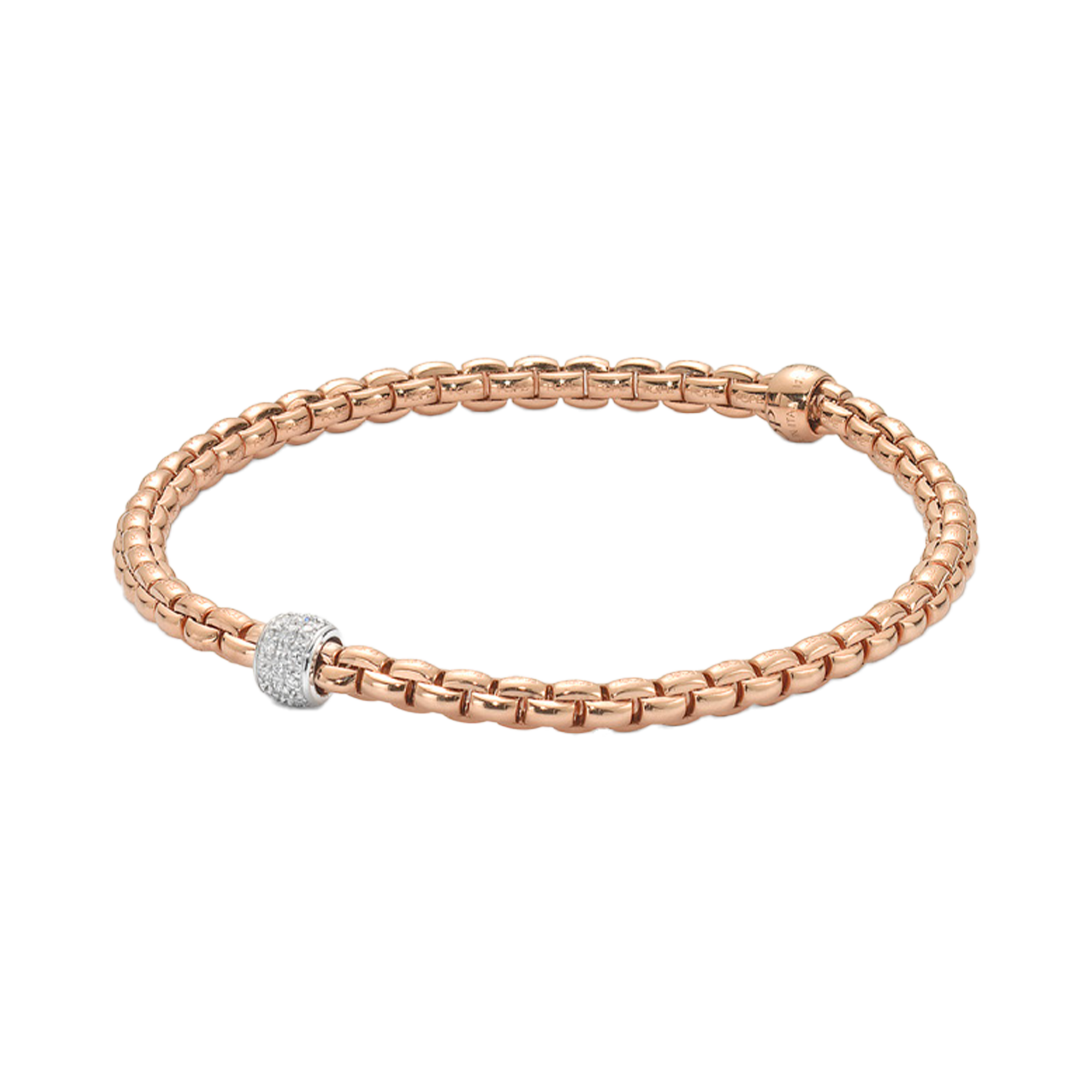 FOPE Eka Flex'It Large Diamond Bracelet Brilliant Cut, Pave Set_1