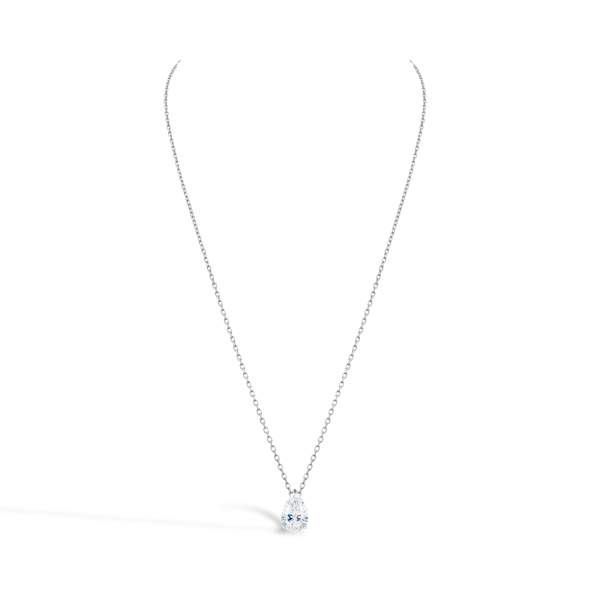 Pear Shape Diamond Pendant Pear Shape, Claw Set_2