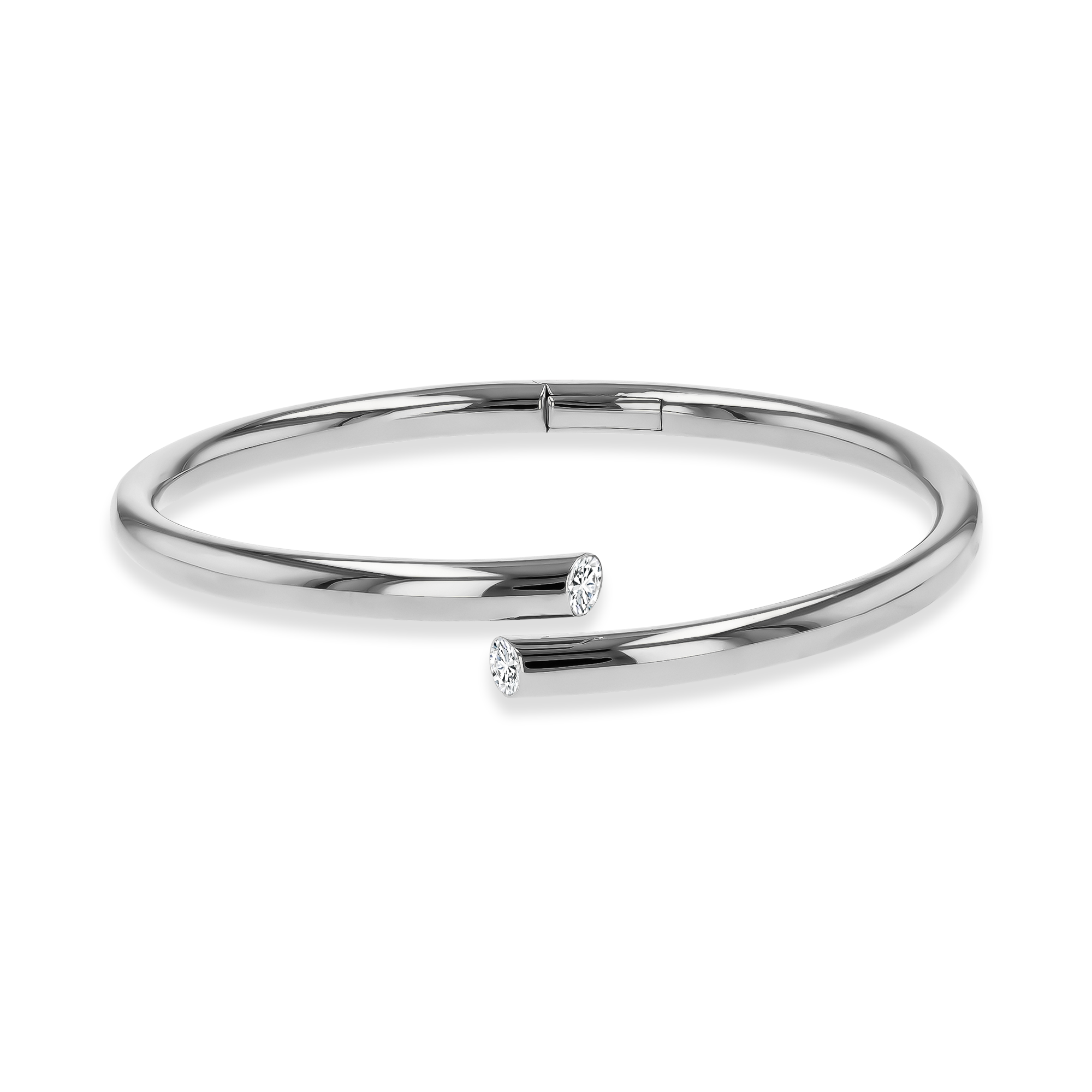 Eclipse 0.34ct Spring Bangle Brilliant Cut, Rubover Set_1