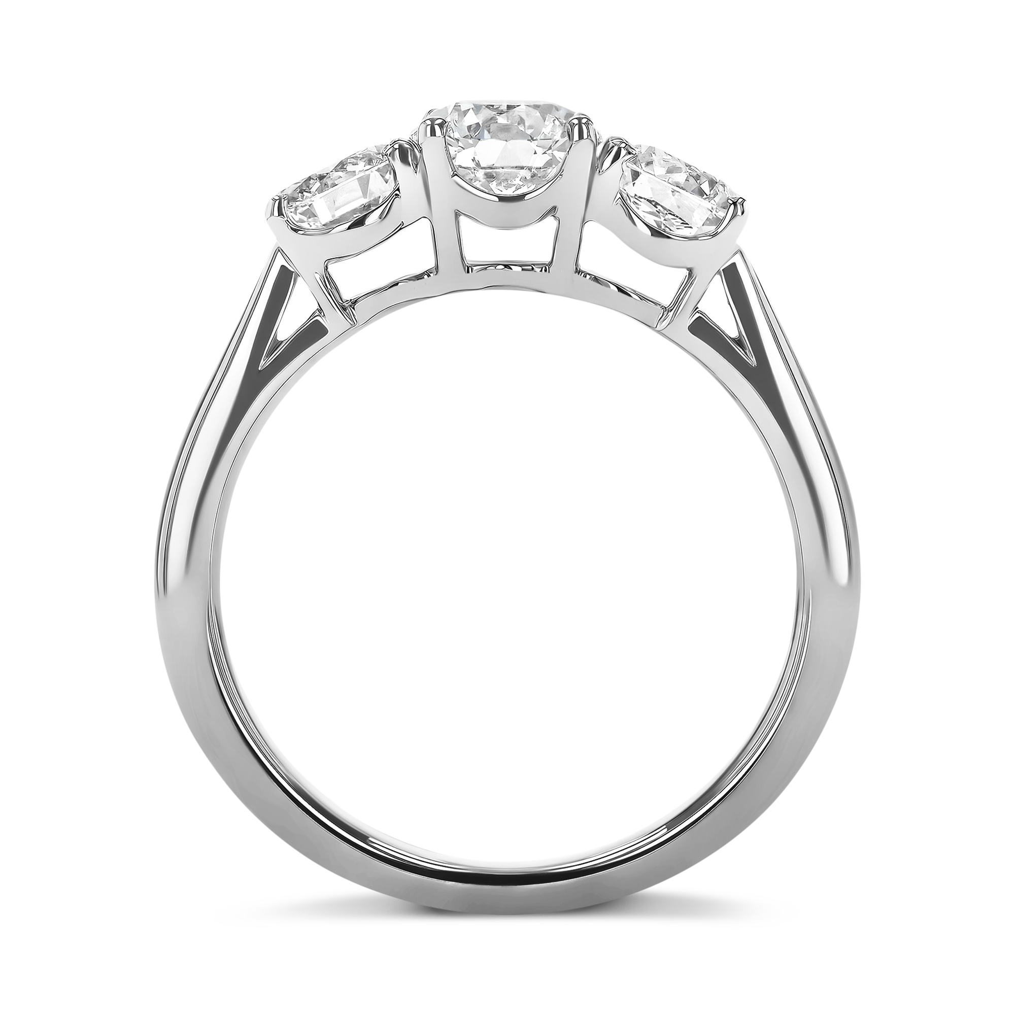 Trilogy 1.33ct Diamond Three Stone Ring Brilliant cut, Claw set_3