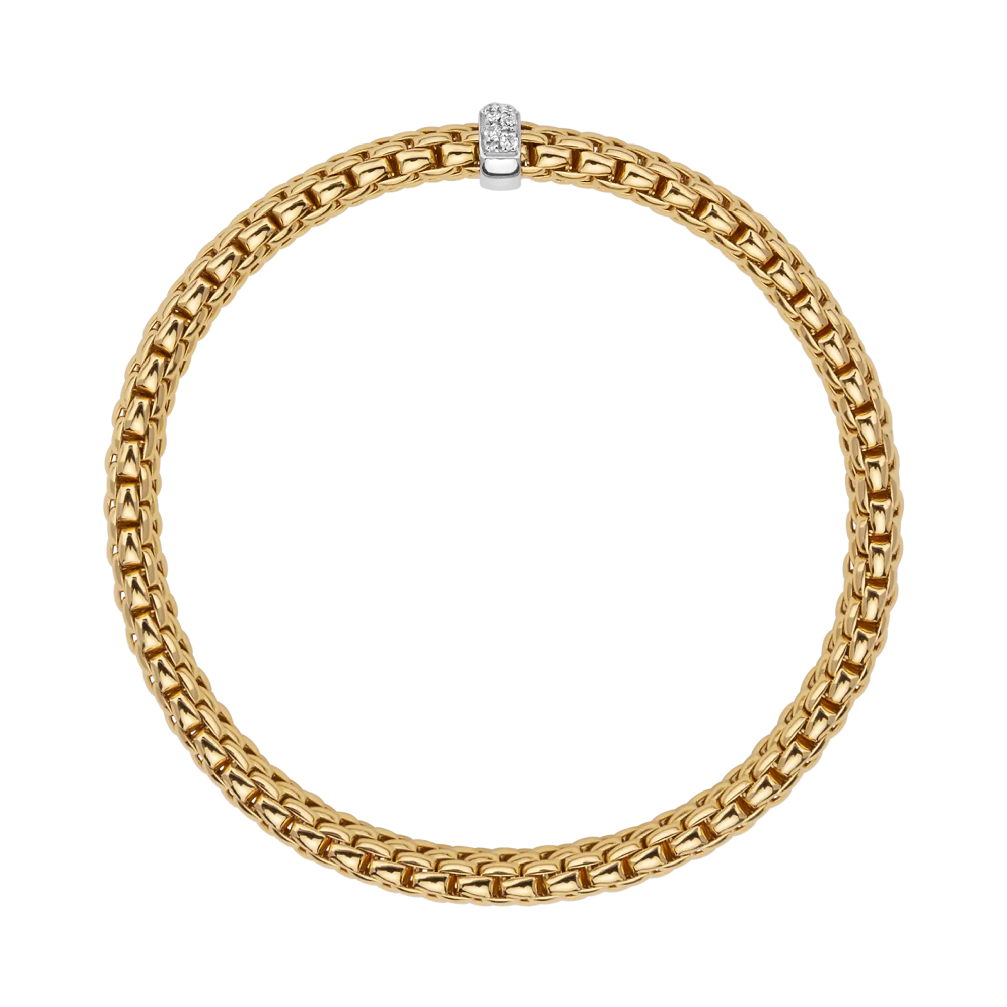 Fope Vendôme Flex'it 0.10ct Diamond Bracelet Brilliant Cut, Grain Set_3