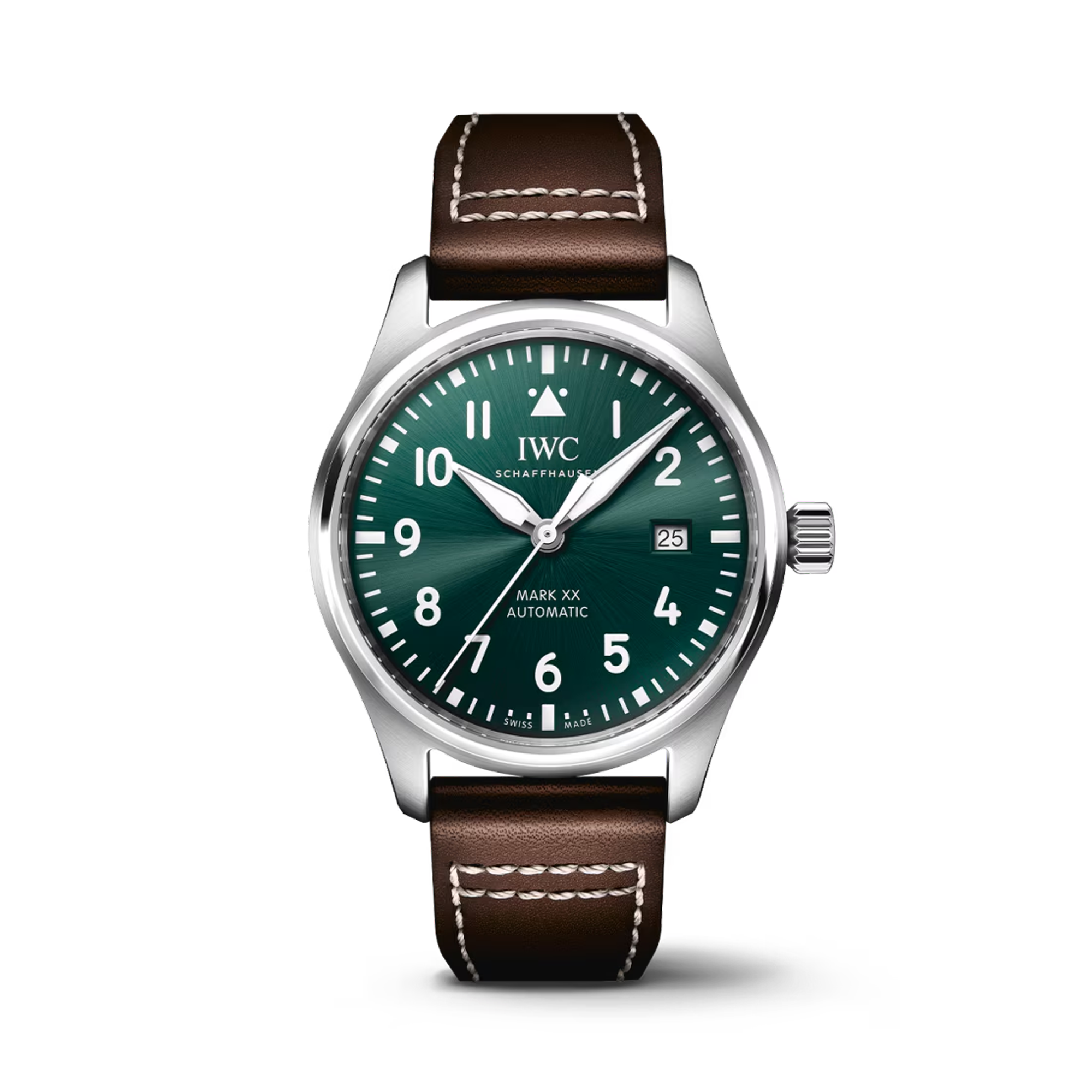 IWC Pilot's Mark XX 40mm, Green Dial, Arabic Numerals_1